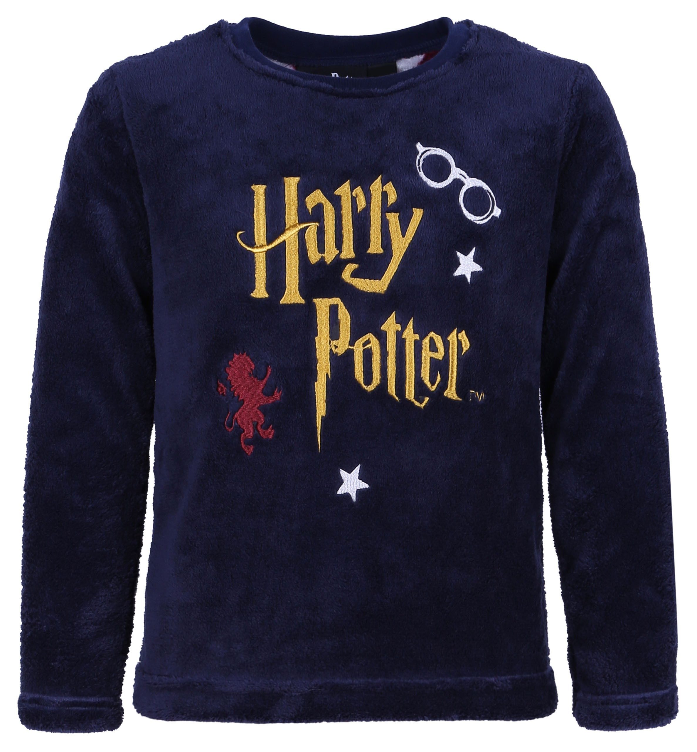 Sarcia.eu Schlafanzug Dunkelblau-grauer Pyjama + Socken HARRY POTTER 5-6 Jahre