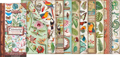 Stamperia Motivpapier »Amazonia«, 10 Blatt, 15 cm x 30,5 cm