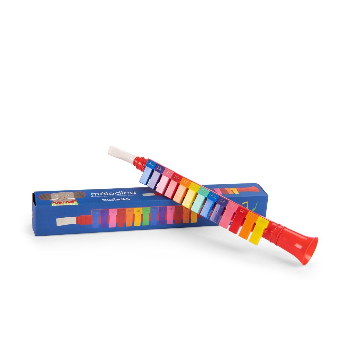 Moulin Roty Melodica Popipop Melodica mit 13 kunterbunten Tasten