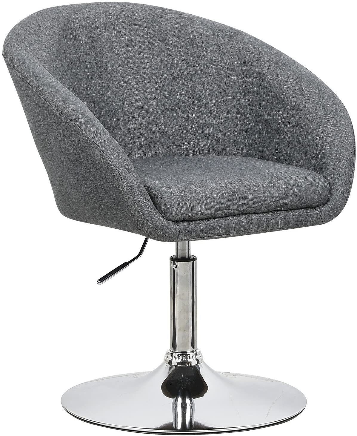 Woltu Barhocker (1 St), Barsessel, stufenlose Höhenverstellung, Metall, Samt