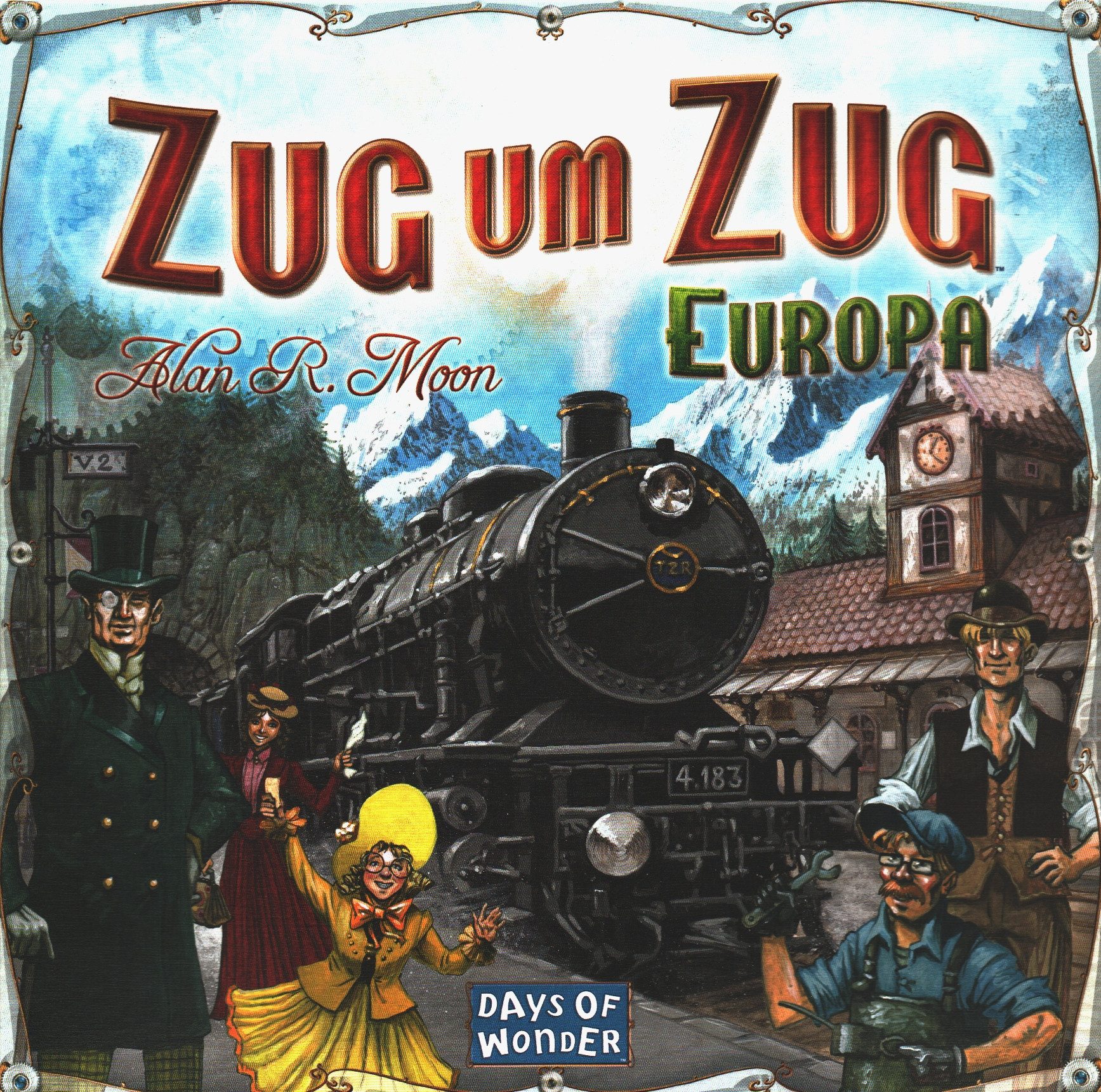 Asmodee Spiel Zug um Zug - Europa