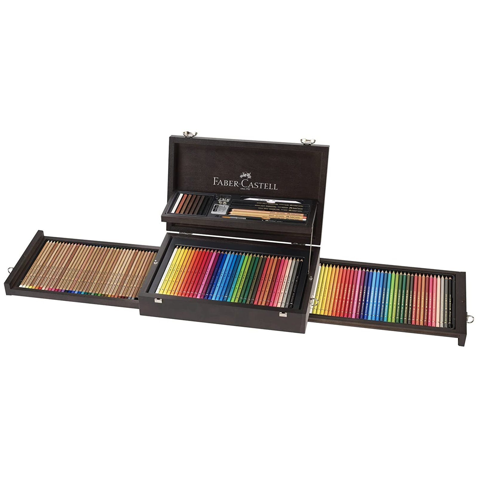 Faber-Castell Künstlerstift Faber-Castell Art & Graphic Compendium - 125er Holzkoffer