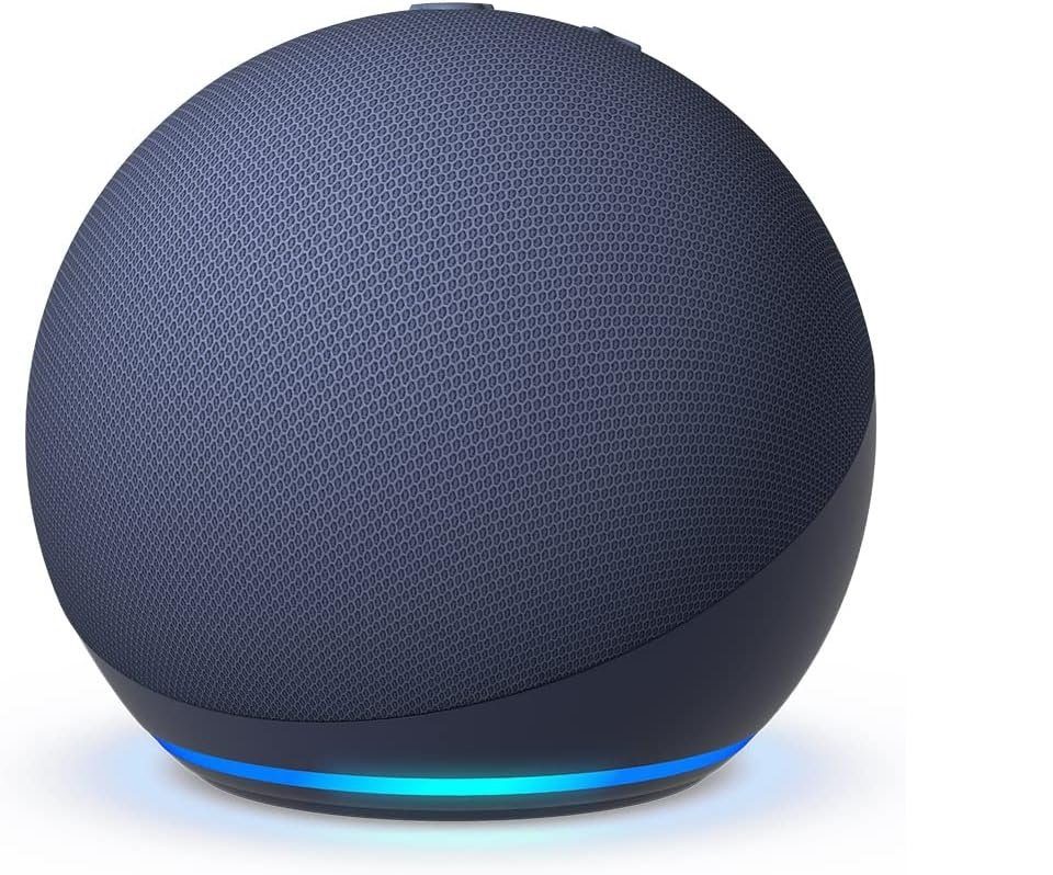 Amazon Echo Dot (5. Generation) Sprachgesteuerter Lautsprecher (WLAN (WiFi), Bluetooth, Alexa Smart Sprachsteuerung) Tiefseeblau