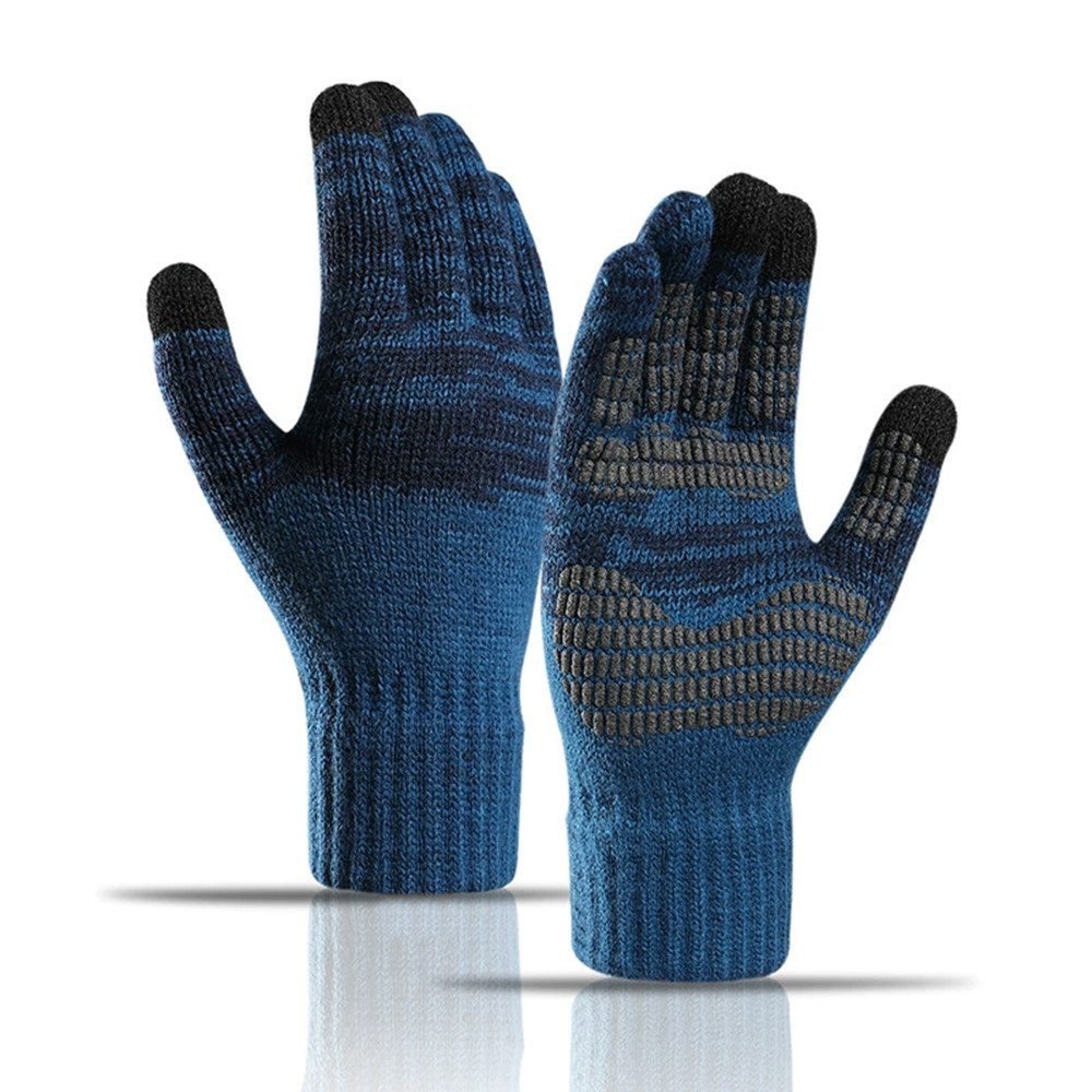 nsihing Strickhandschuhe Warme Winter-Strickhandschuhe für Herren,Touchscreen-Handschuhe Winterhandschuhe weichem,für Winter Running und Outdoor Aktivitäten