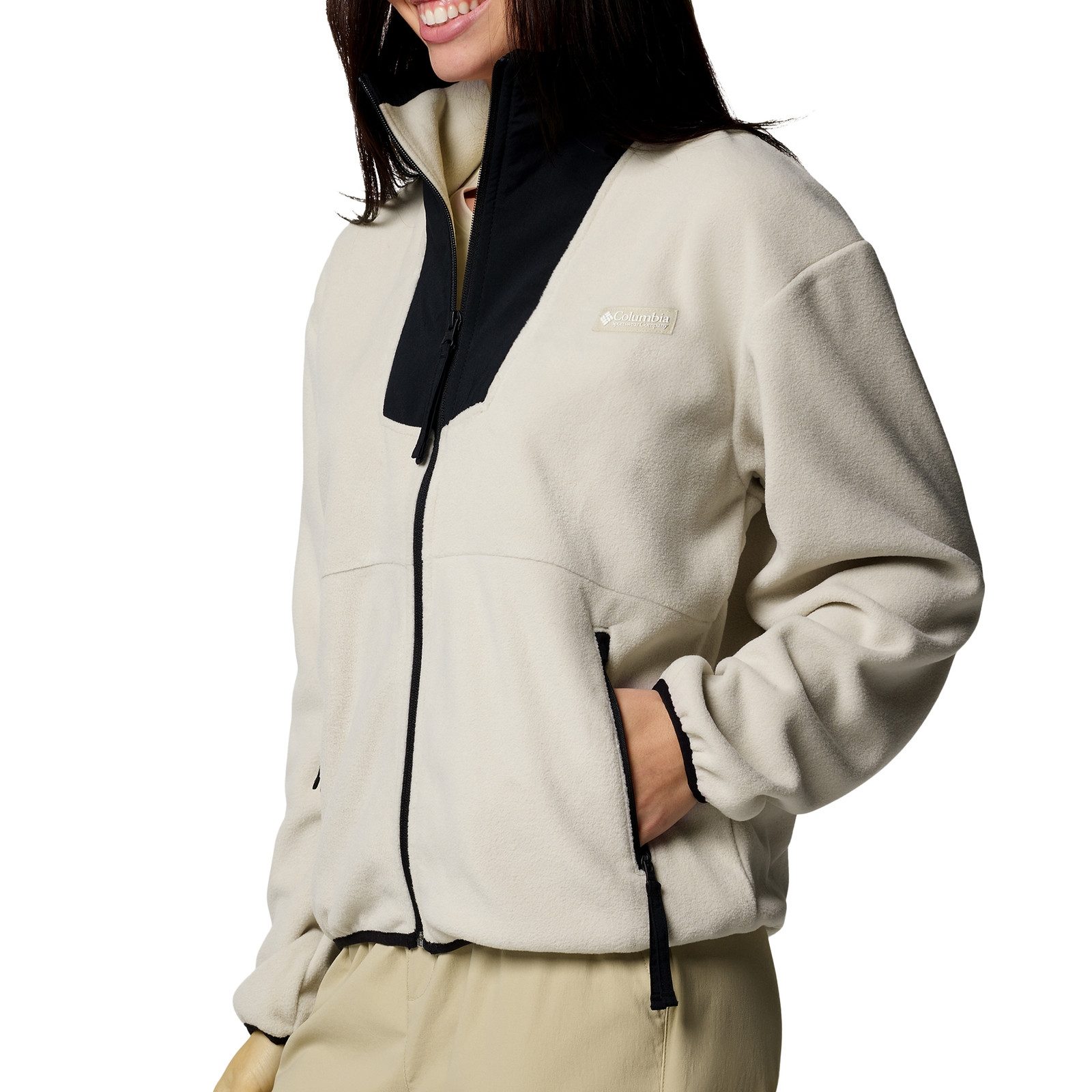Columbia Fleecejacke Sequoia Grove™ Fleecejacke mit Logo-Patch auf linker Brust