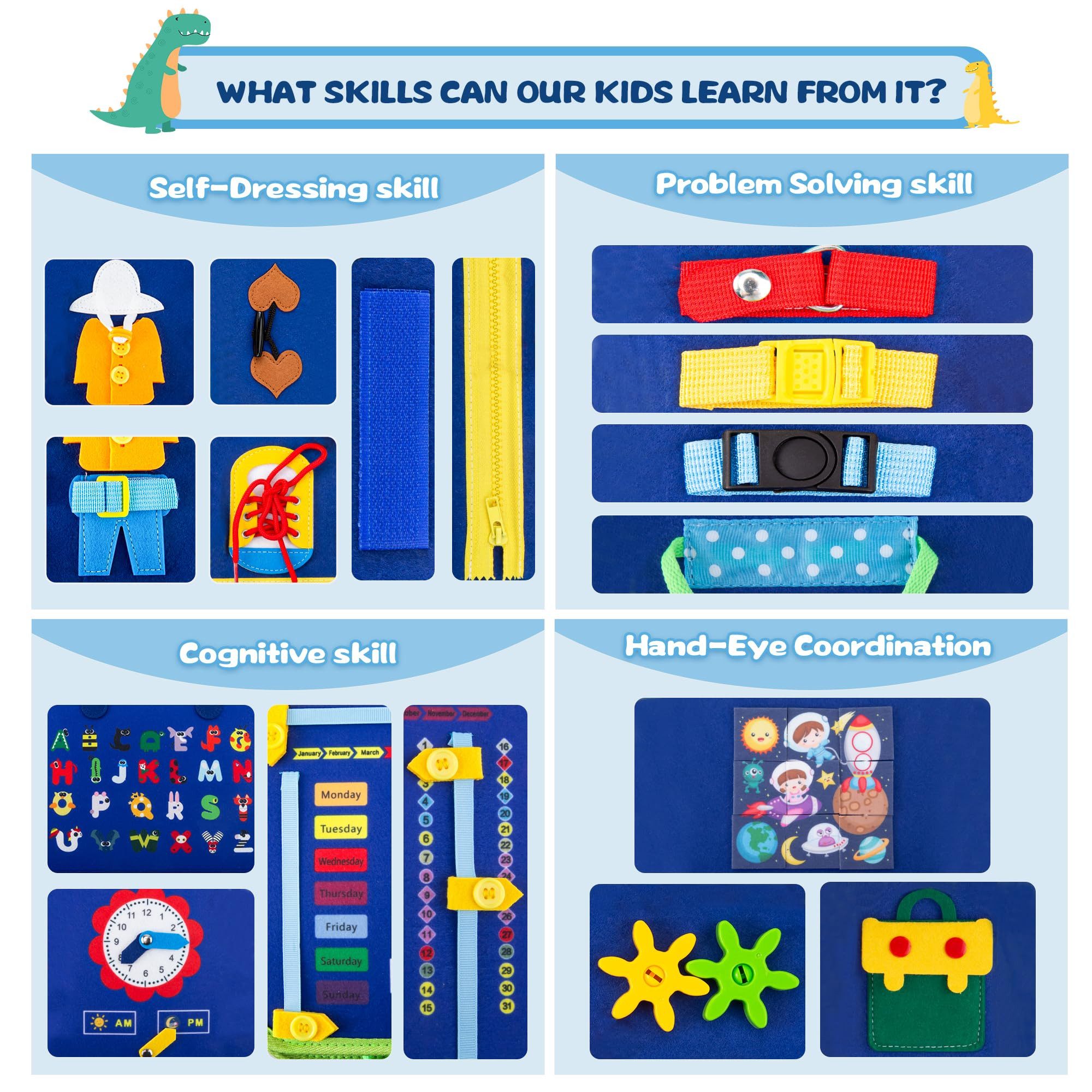ZEUOPQ Lernspielzeug Busy Board Montessori Spielzeug günstig online kaufen
