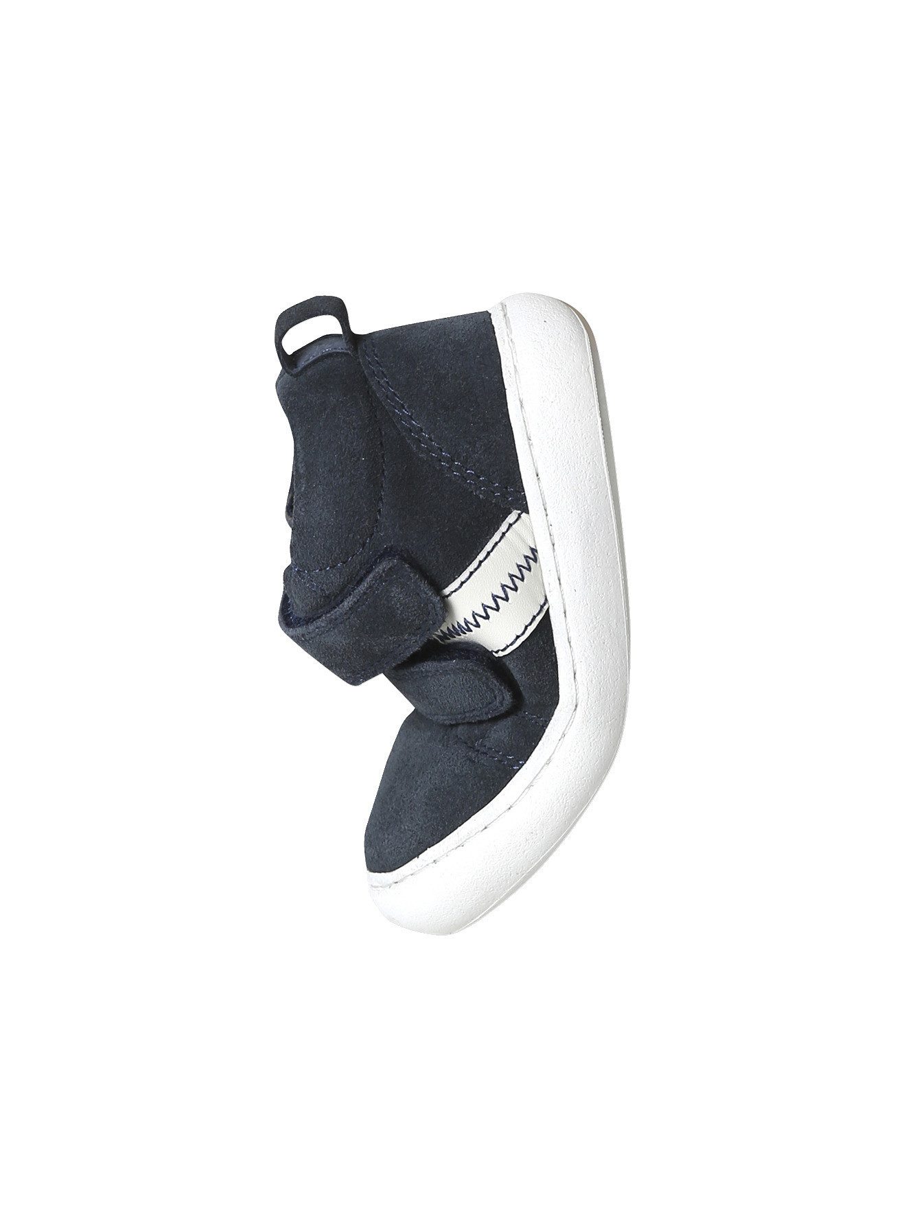 vertbaudet Baby Mid-Sneakers aus Leder mit Klett Babystiefel