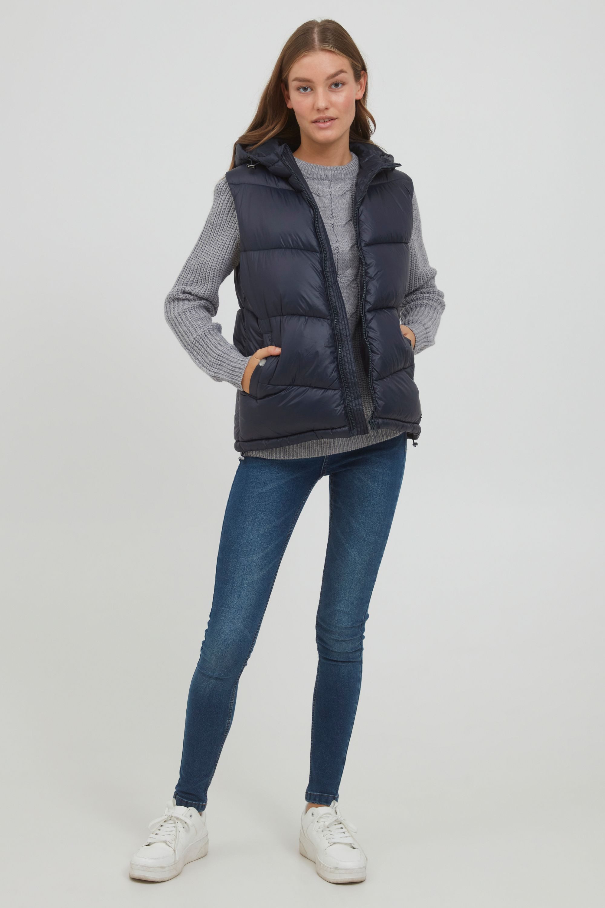 OXMO Steppweste OXTabita Steppweste mit Kapuze günstig online kaufen