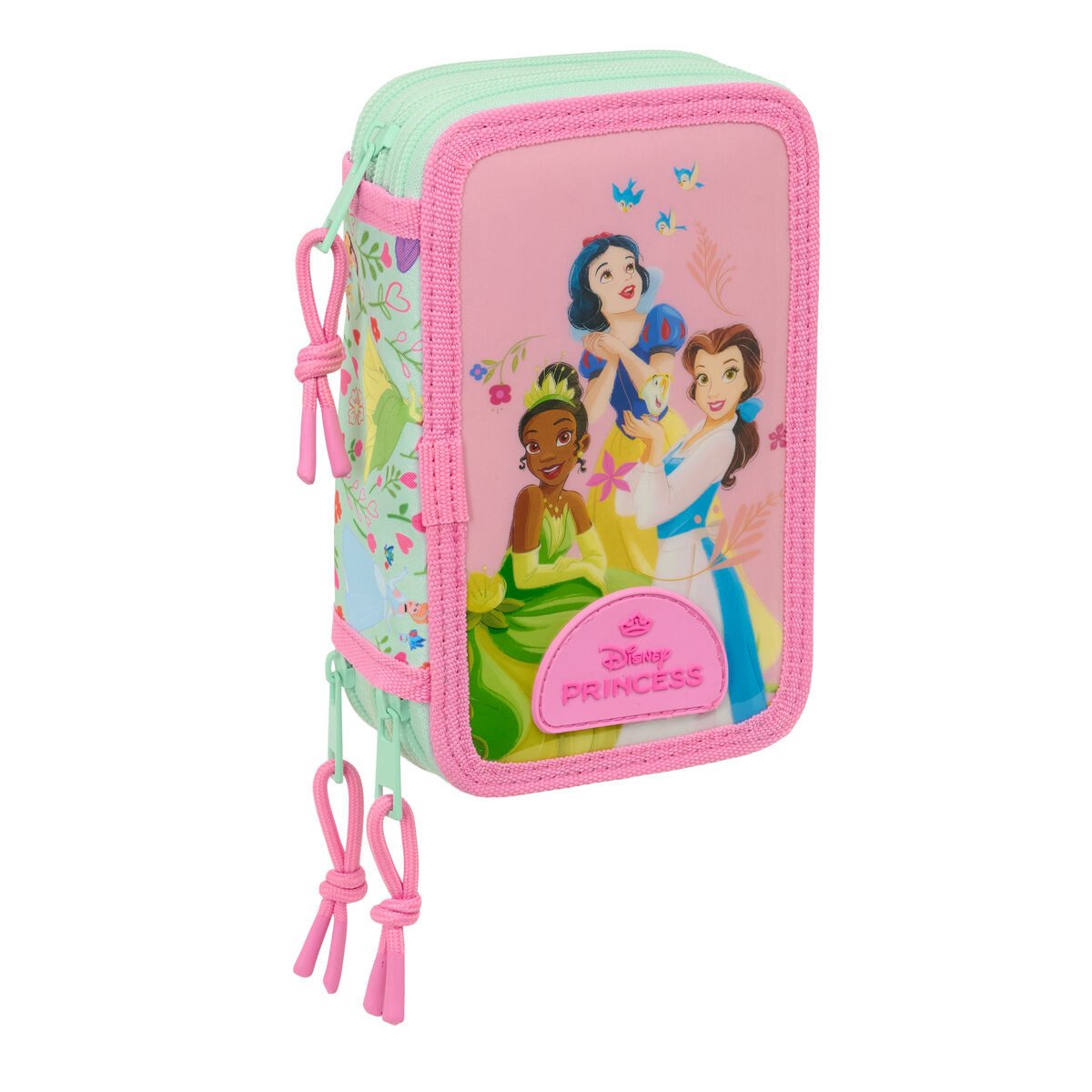 Princesses Disney Federtasche Federtasche Federmäppchen dreifach mit Zubehör Disney Princess Bloom R