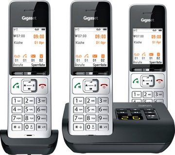 Gigaset COMFORT 500A trio Schnurloses DECT-Telefon (Mobilteile: 3)