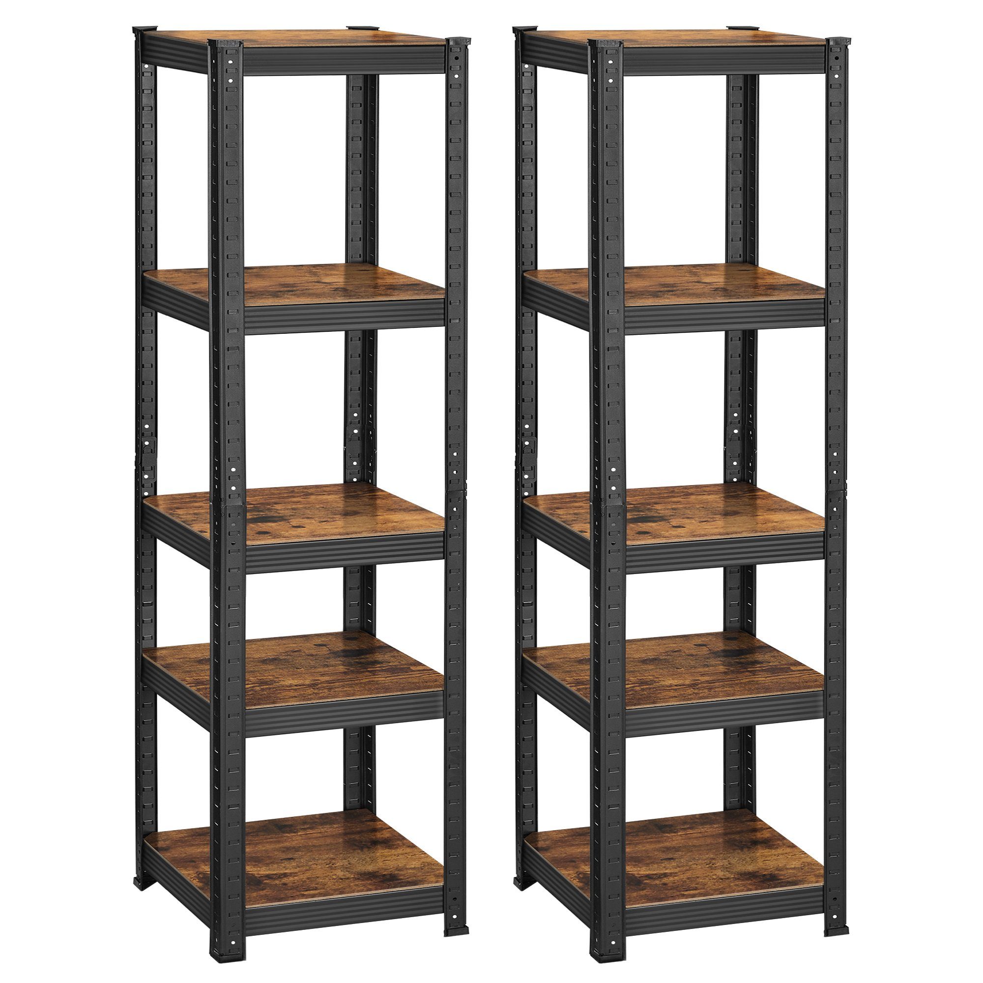 SONGMICS Standregal Küchenregal, 2-tlg., Lagerregal, 5 günstig online kaufen