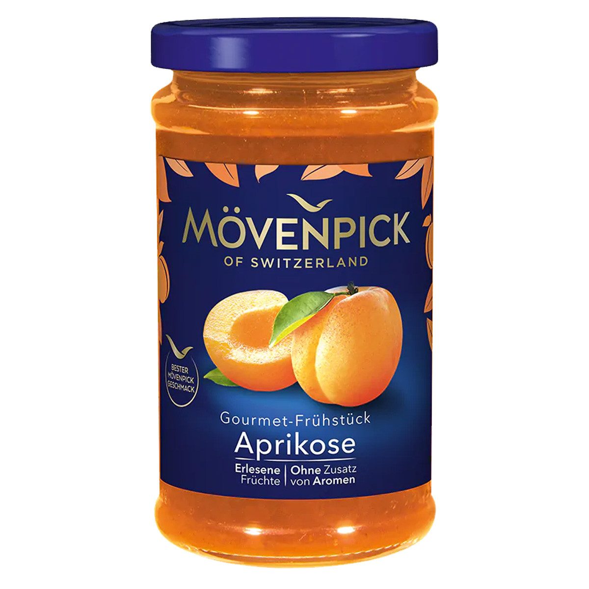 Mövenpick Fruchtaufstrich, Mövenpick Aprikose Gourmet Frühstück Fruchtaufstrich aromatisch 250g