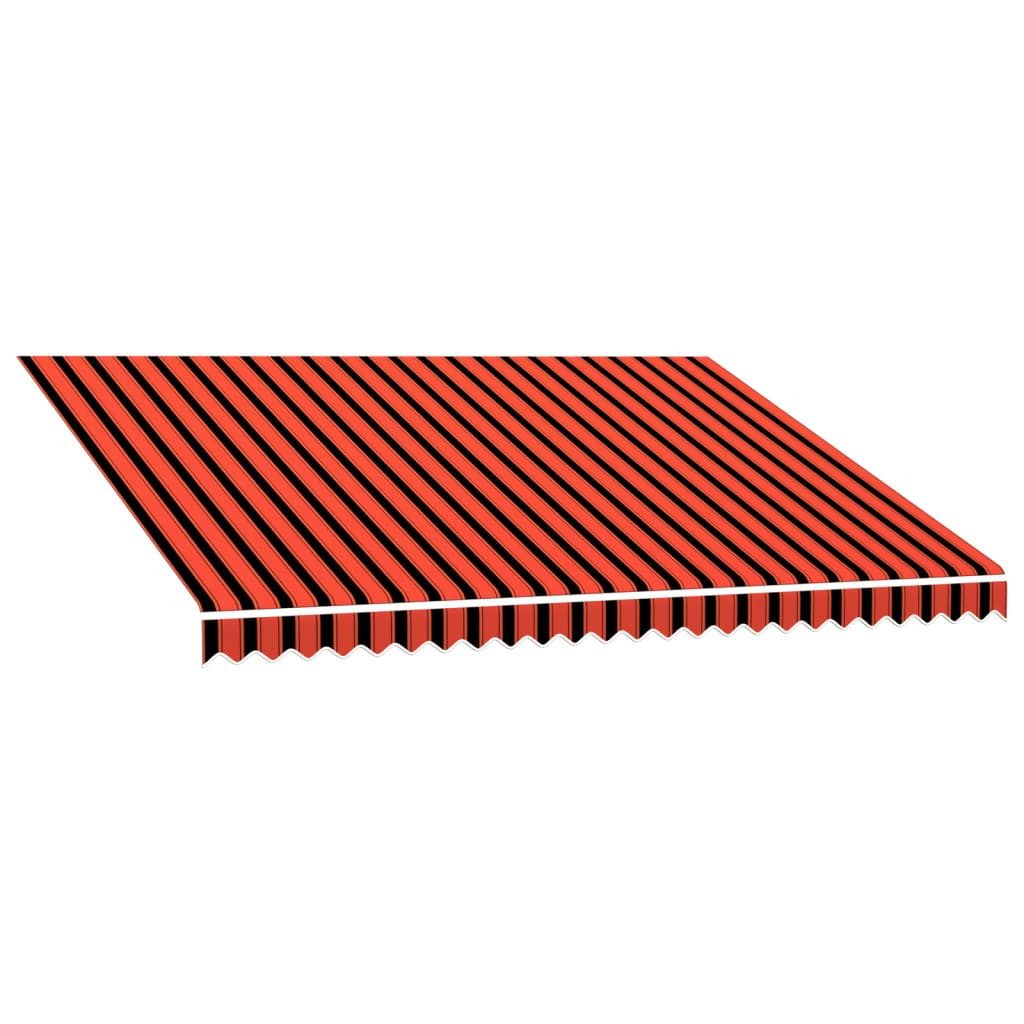 vidaXL Markise Markisenbespannung Canvas Orange & günstig online kaufen
