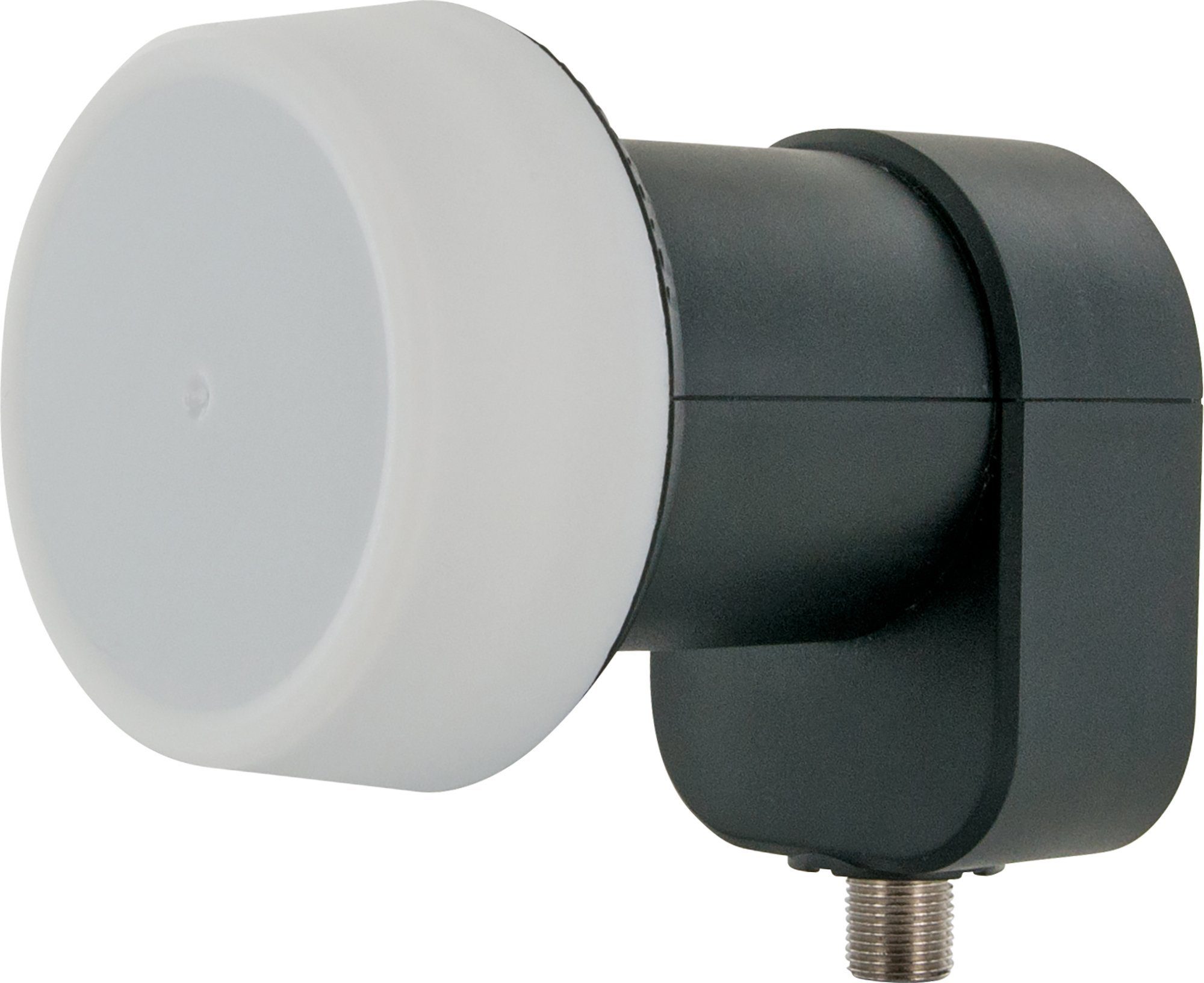 Schwaiger 714272 Universal-Single-LNB (für 1 Teilnehmer, herausziehbare Wetterschutzabdeckung, hellgrau)