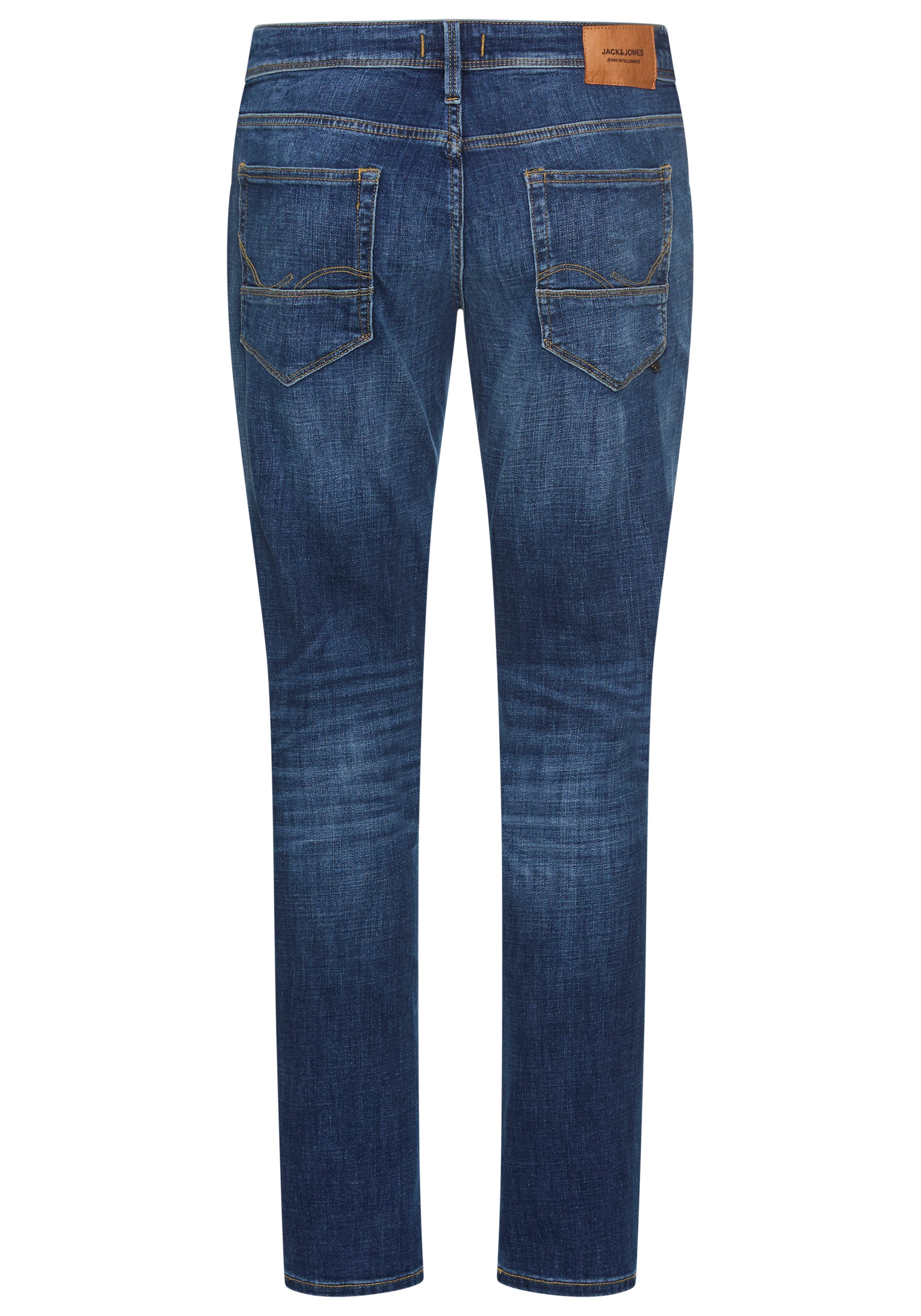 Jack & Jones Slim-fit-Jeans JJIGLENN – Slim-Fit-Jeans mit niedriger Leibhöhe Used, modisch, slim fit, Denim/Jeans – Bild 5 von 5