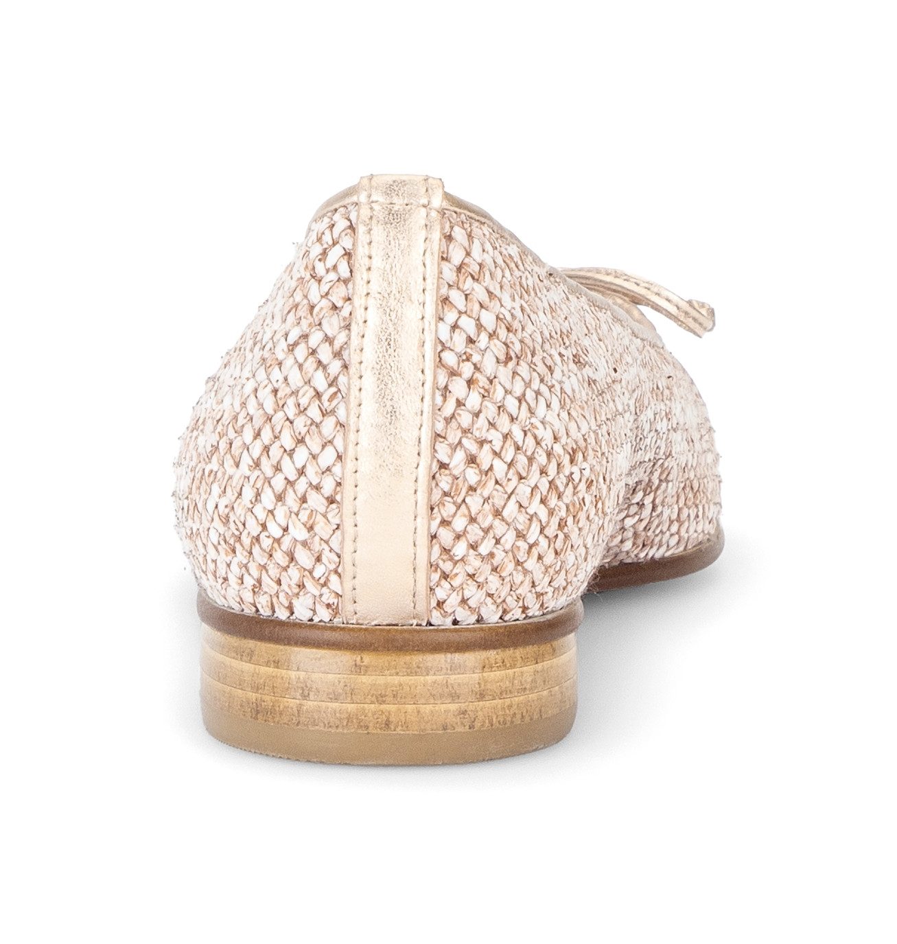 Gabor Ballerina Blockabsatz, Businessschuh, Schupfschuh in runder Form