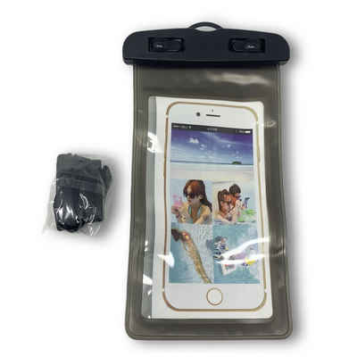 H-basics Handytasche Wasserdichte Handy Tasche - Schmutz, Sand, Schnee, Hülle Umhängeband für alle Smartphones