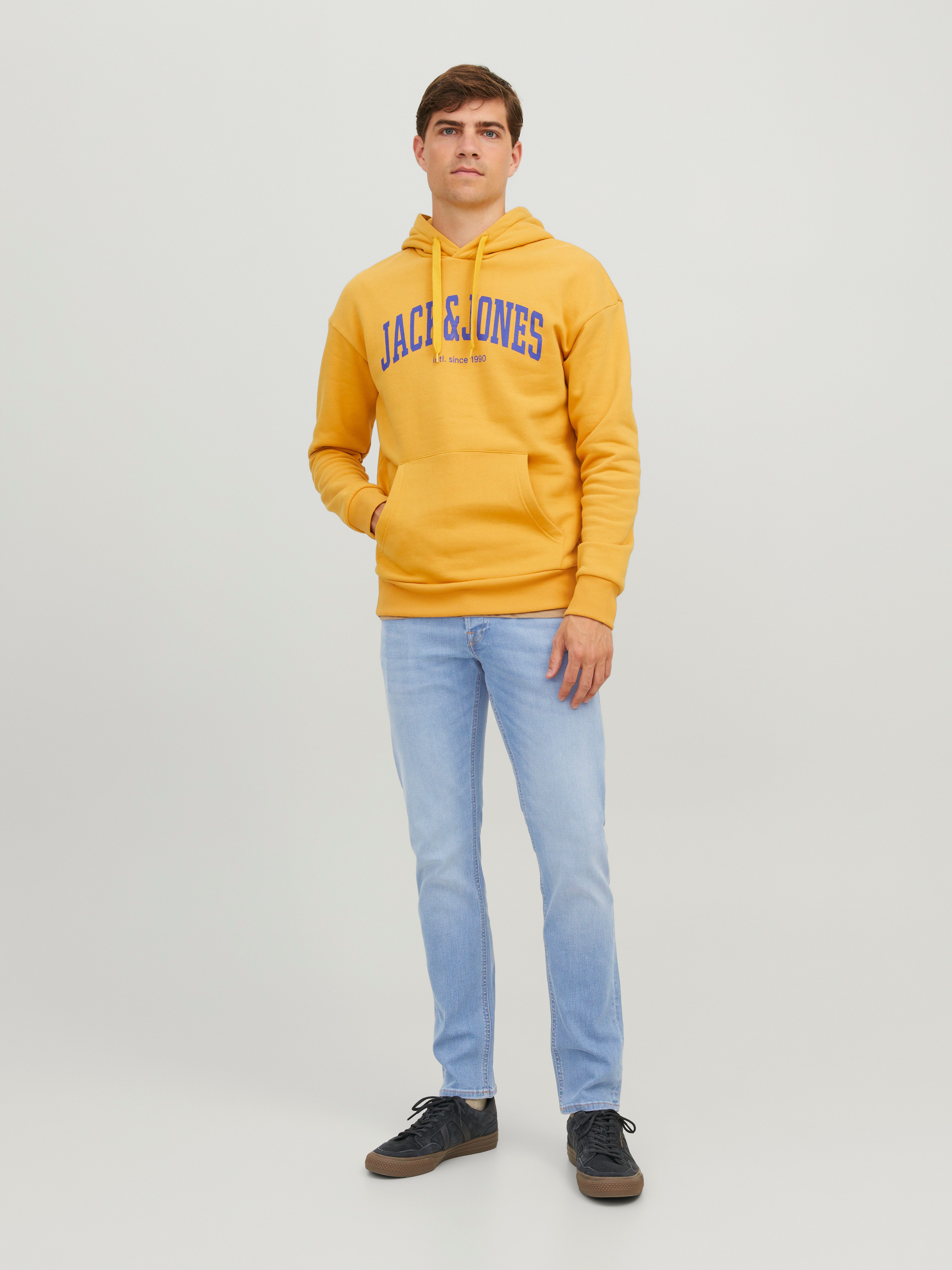 Jack & Jones Slim-fit-Jeans JJIGLENN mit Used-Look und Stretchkomfort Abriebeffekte, modisch, slim fit, Baumwollmischung – Bild 5 von 5