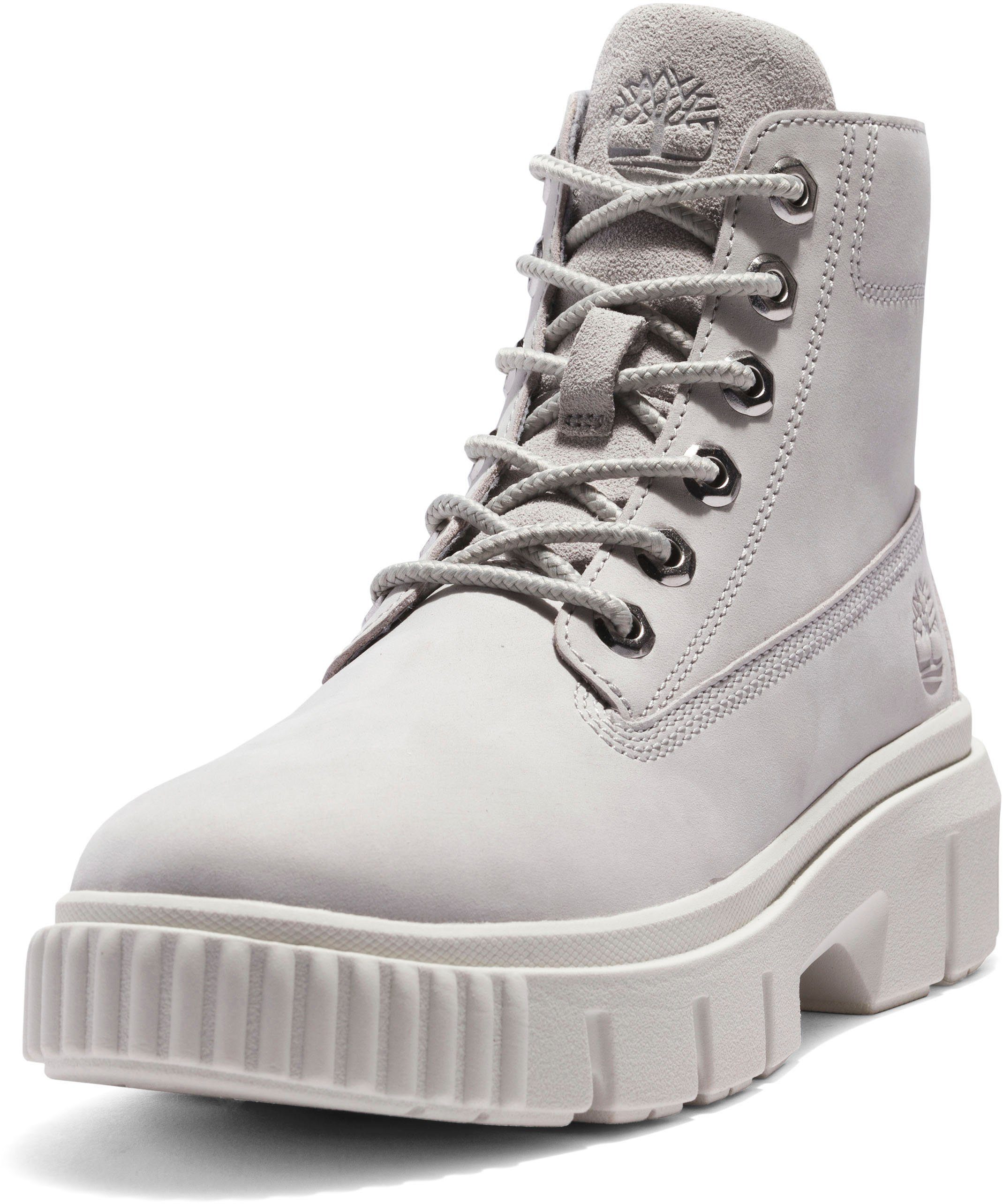 Boot Schnürboots Greyfield Timberland hellgrau Leather