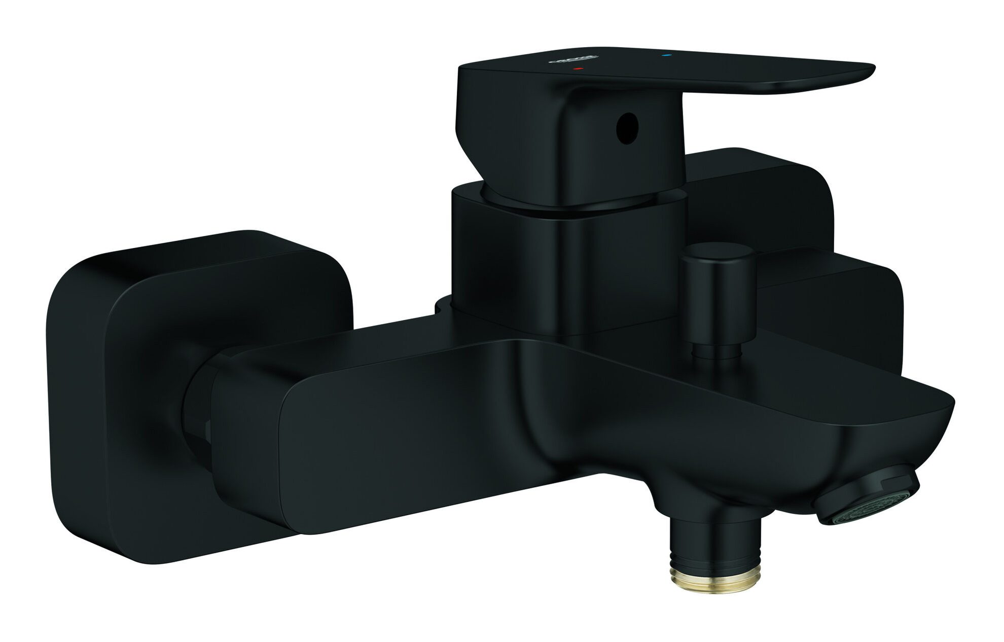 Grohe Wannenarmatur Cubeo Einhand-Wannenbatterie - Schwarz matt