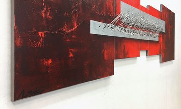 WandbilderXXL XXL-Wandbild Clear Thoughts 220 x 70 cm, Abstraktes Gemälde, handgemaltes Unikat