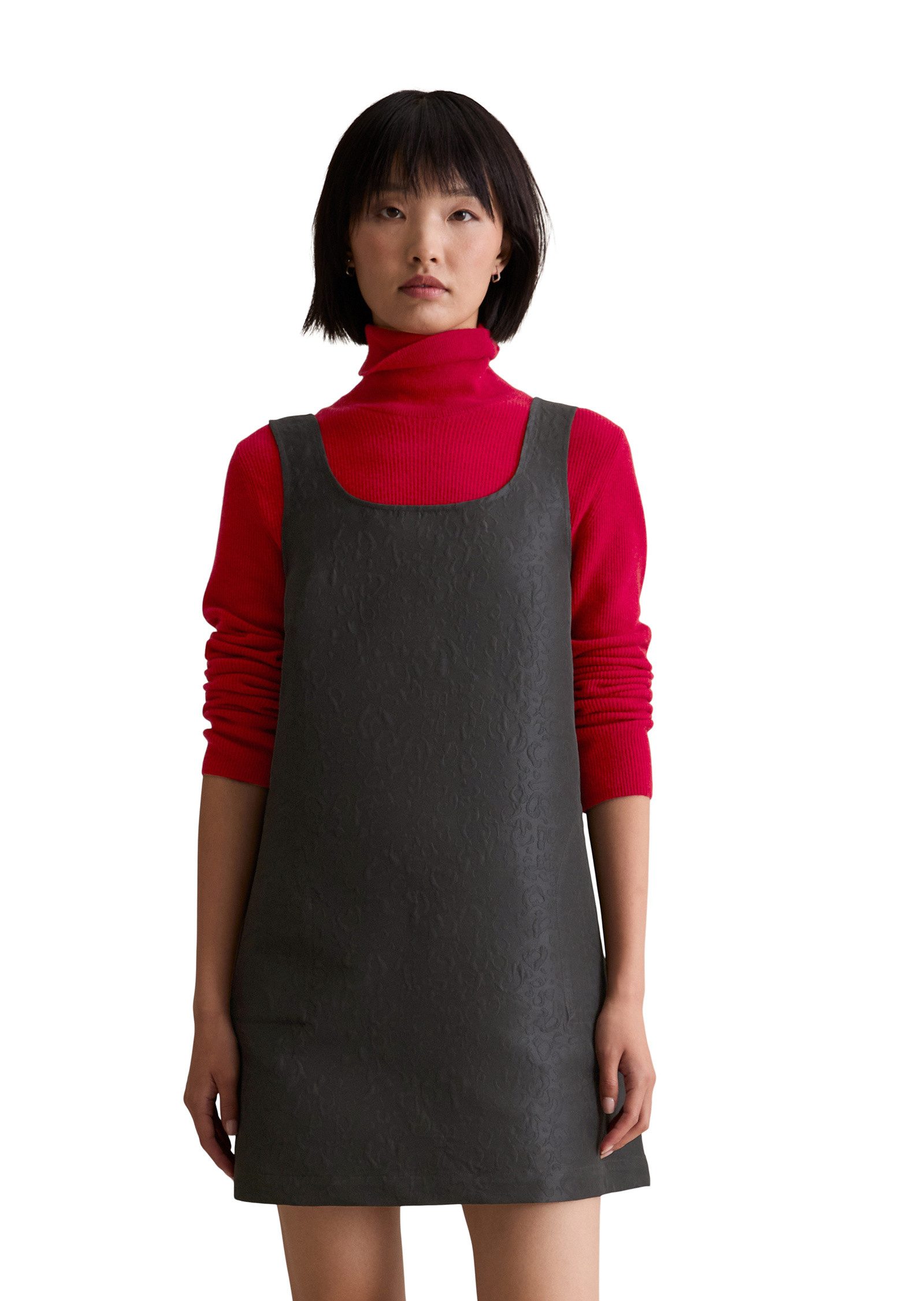 Marc O'Polo DENIM Minikleid aus exklusivem Jacquard