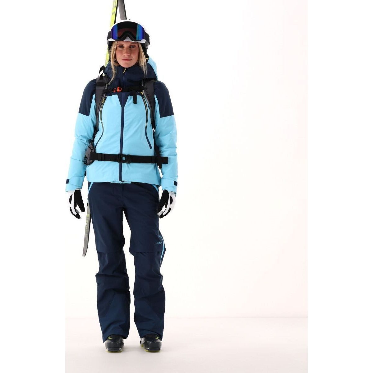 CMP Skijacke Woman Ski Jacket FIX Hood Schützende Damenjacke mit hoher Wassersäule und Atmungsaktivität