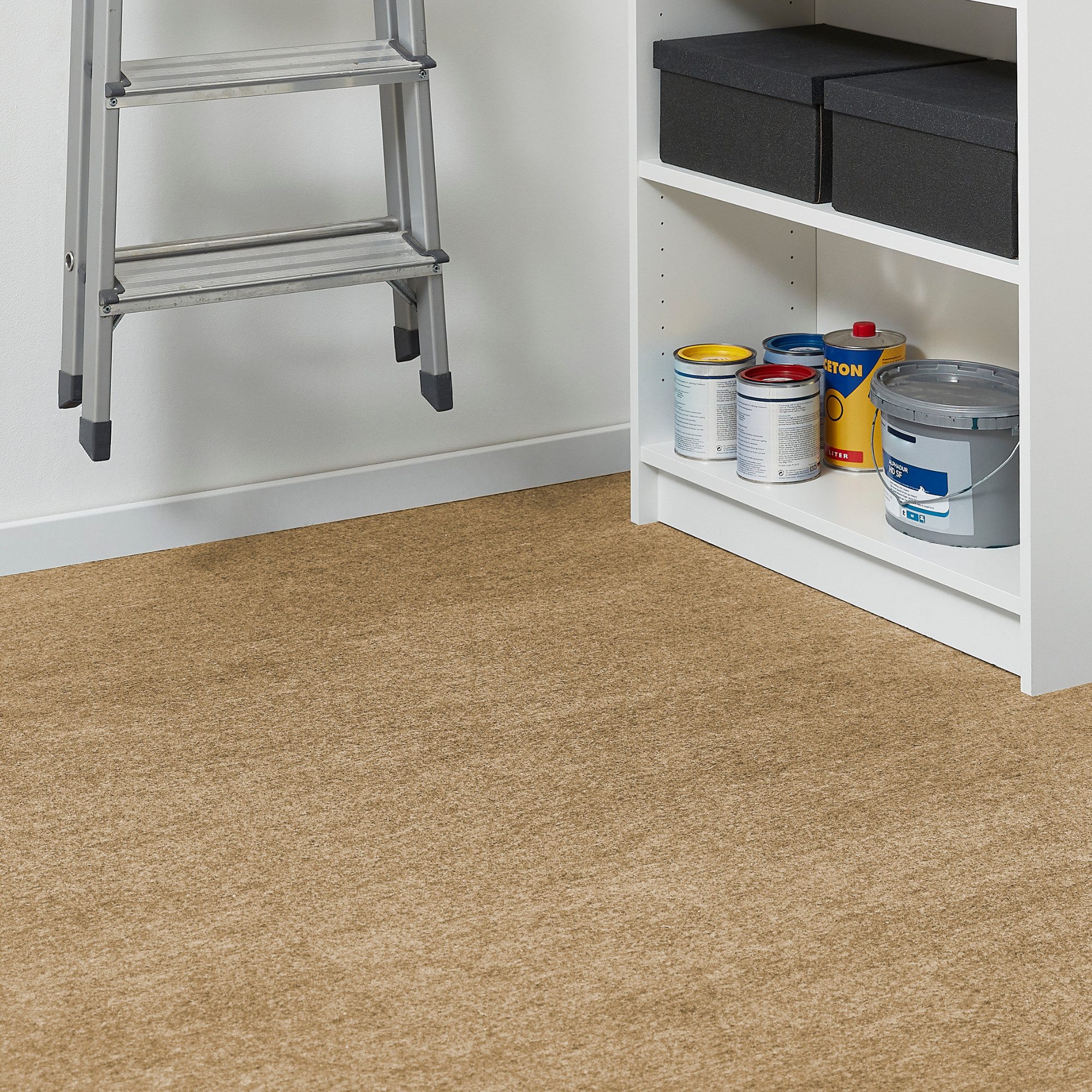 Andiamo Teppichfliese Skandi, selbstklebend, Gesamthöhe 4 mm, rechteckig, 40x40 cm, 25 Stück (4 qm), 50 Stück (8 qm) oder 100 Stück (16 qm)