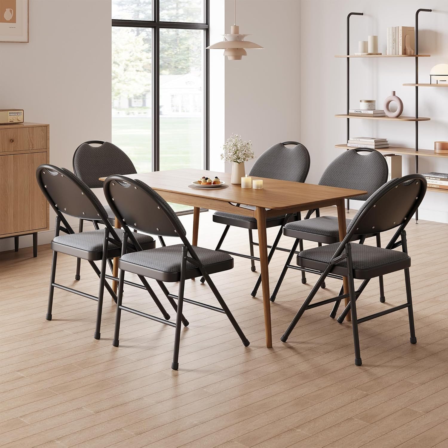 GarveeMore Klappstuhl Gästestuhl Klappstuhl Campingstuhl 2/4/6er Set Garten günstig online kaufen