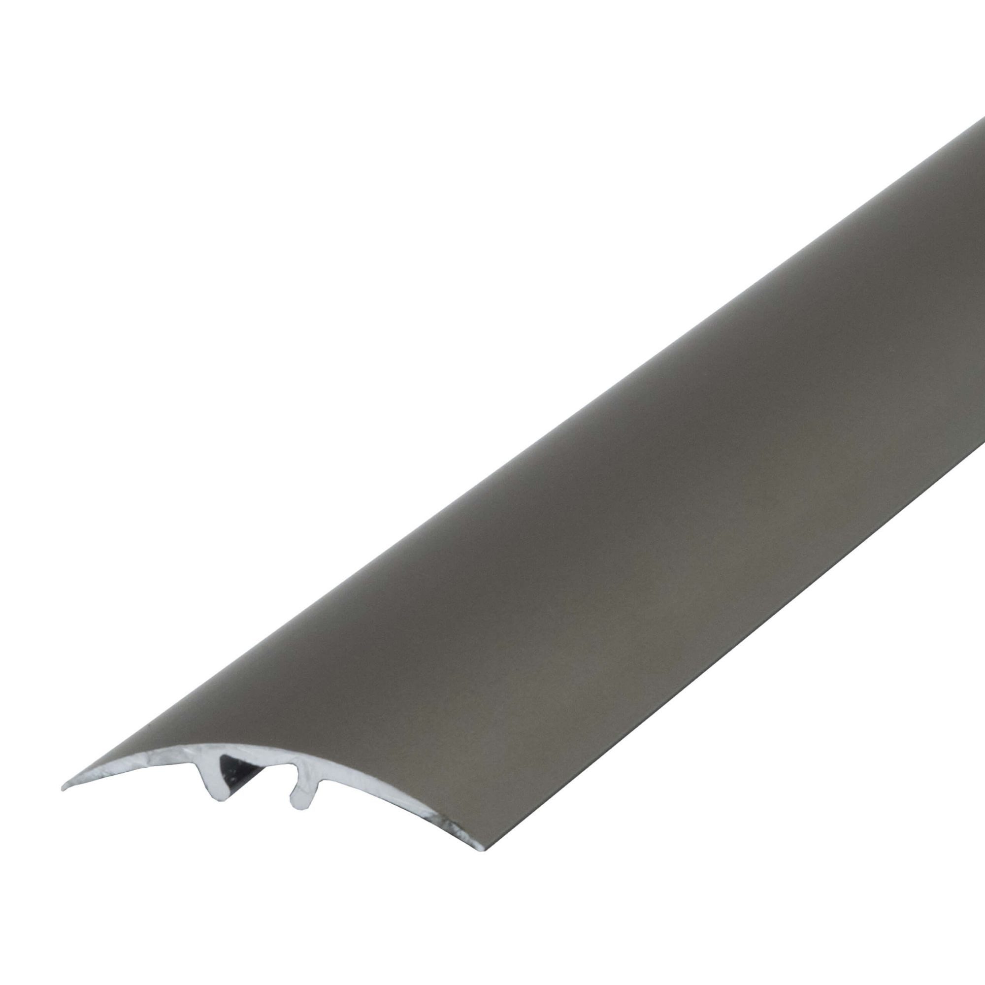 Dalsys Übergangsprofil Anpassungsprofil zum Schrauben inkl. Befestigungsmaterial (90cm x 50mm in der Farbe Champagner, 1-St), aus Aluminium – Bild 2 von 5