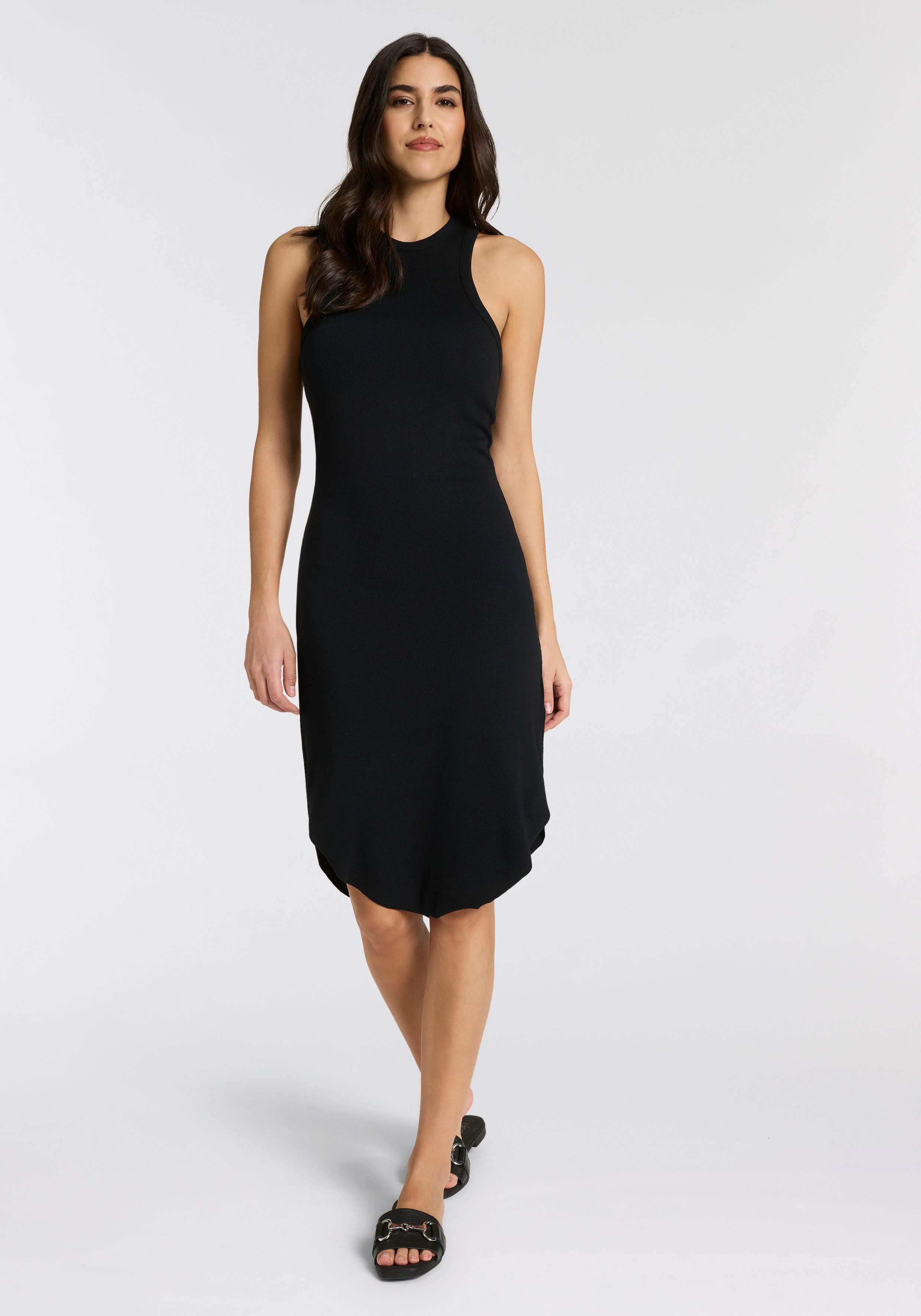 Replay Jerseykleid in gerippter Struktur, figurbetont