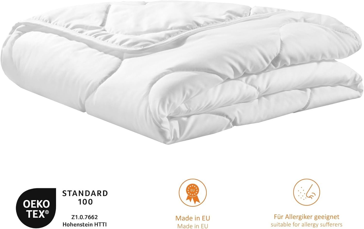 sleepling Kinderbettdecke ultra leicht, Füllung: Polyester, Bezug: Polyester, extraleichte Sommerdecke, Größe 100x135 cm, für warme Sommernächte