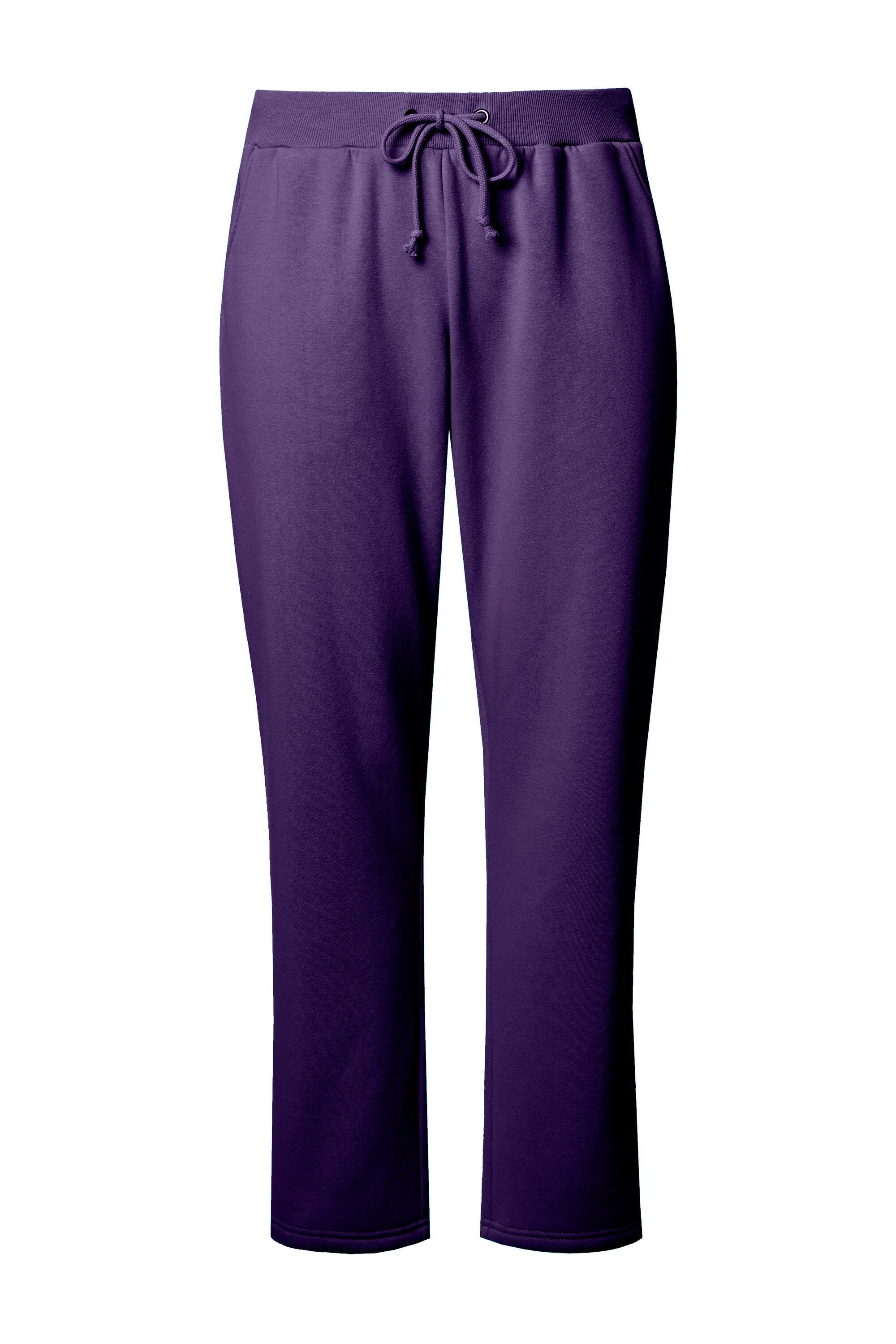 Ulla Popken Jogginghose Sweathose kuschelweiche Innenseite Elastikbund günstig online kaufen