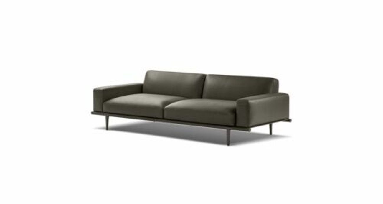 Design Sitz in JVmoebel Zimmer Europe Made Polster 3-Sitzer Möbel, Schwarz Couch Dreisitzer