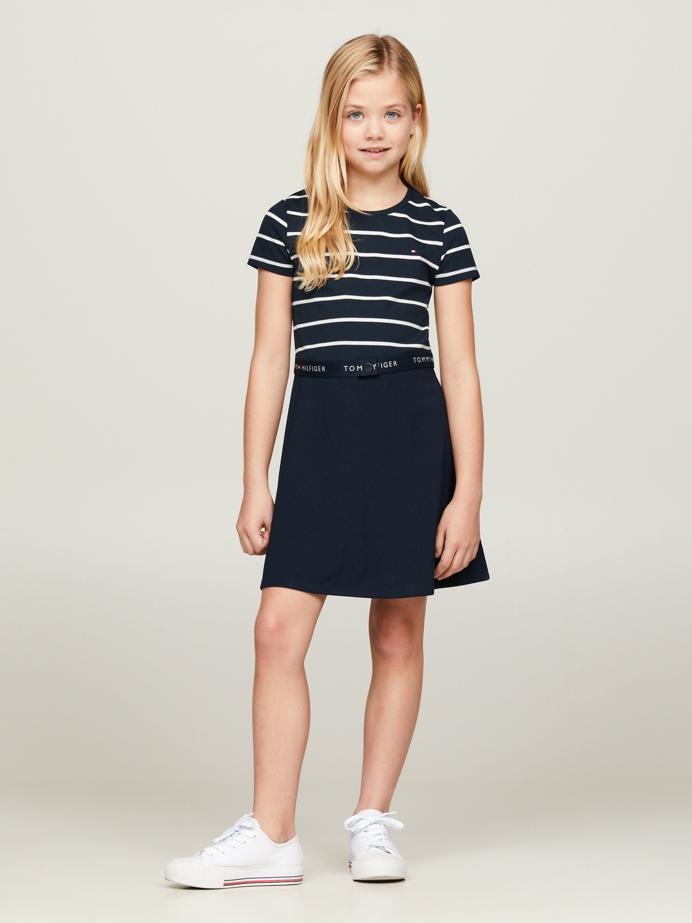 Tommy Hilfiger Jerseykleid ESSENTIAL SKATER DRESS günstig online kaufen