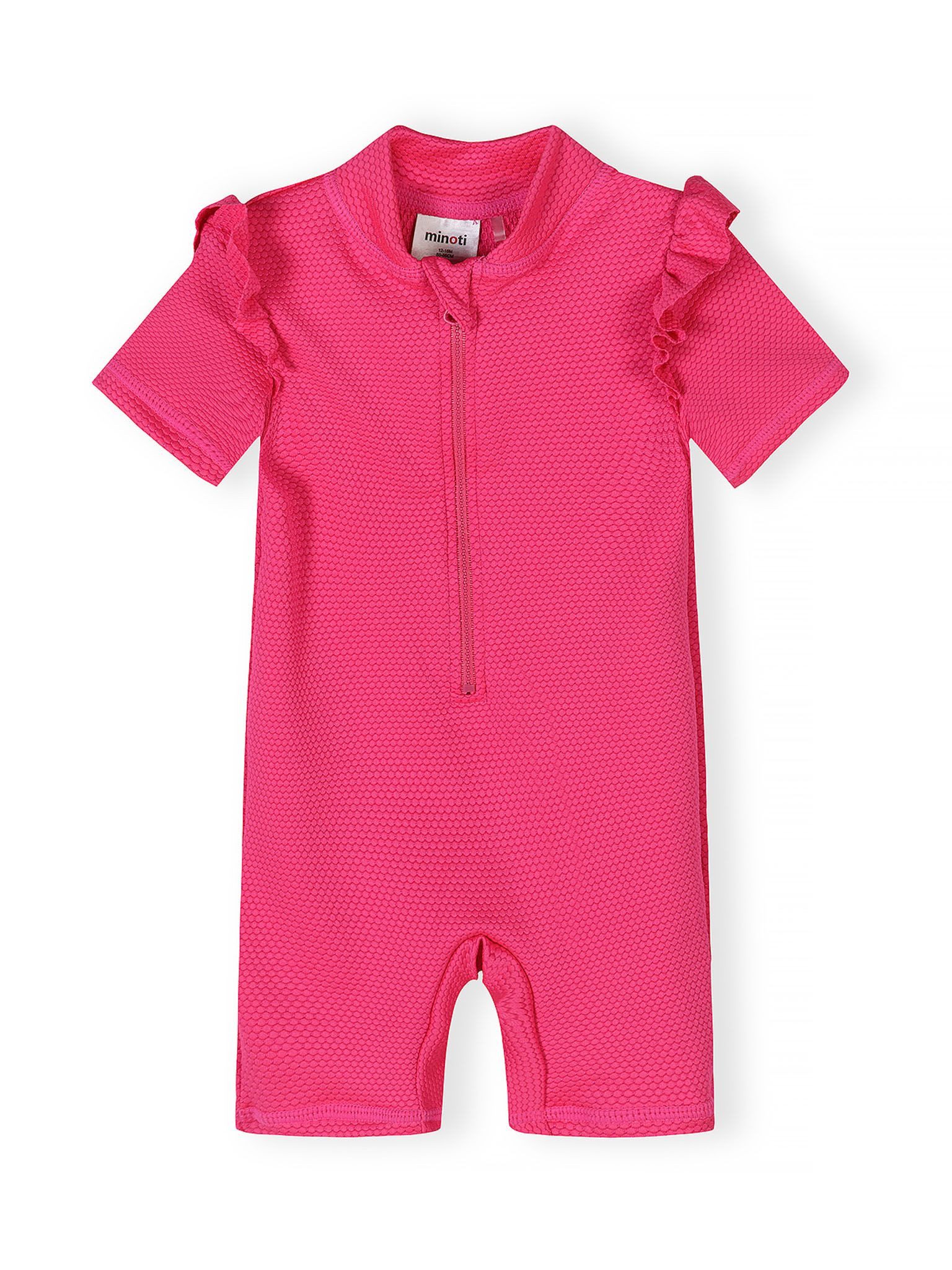 MINOTI Schwimmanzug UPF 50+ mit Brille, rosa