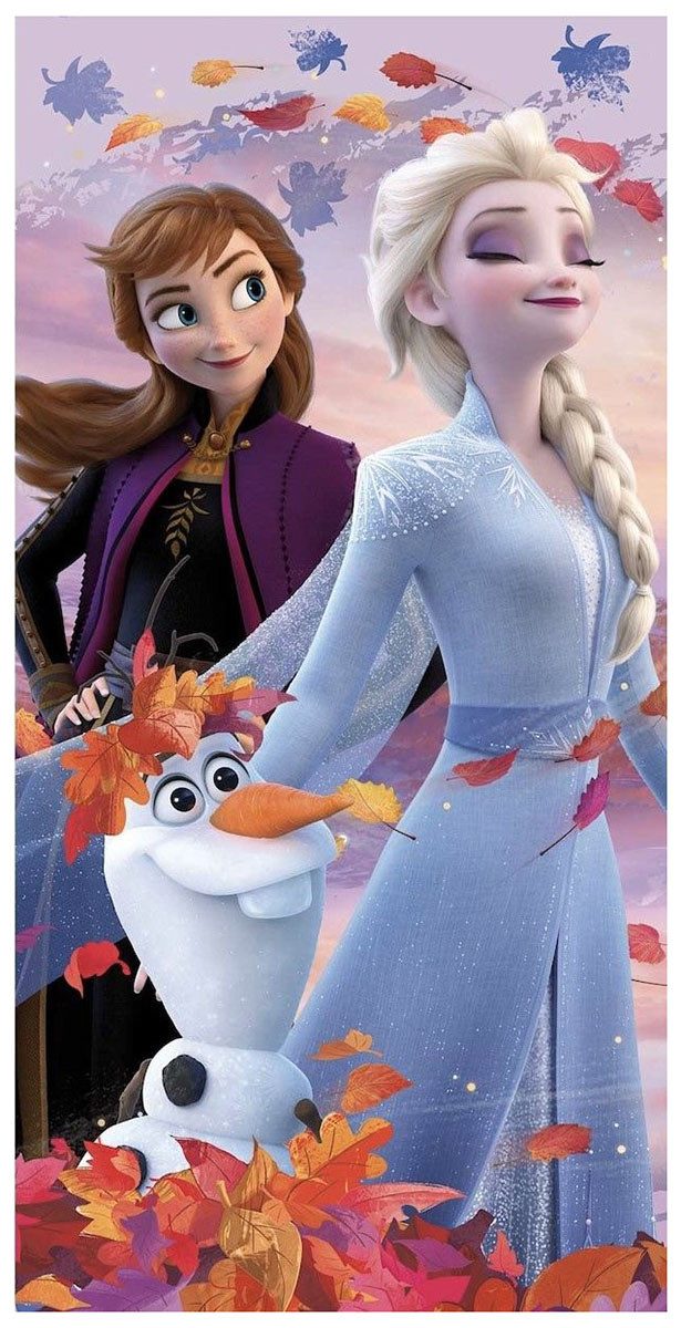 Disney Strandtücher Disney, Handtuch Frozen Strandtuch, Badetuch, 70 x 140 cm Baumwolle, Frottee