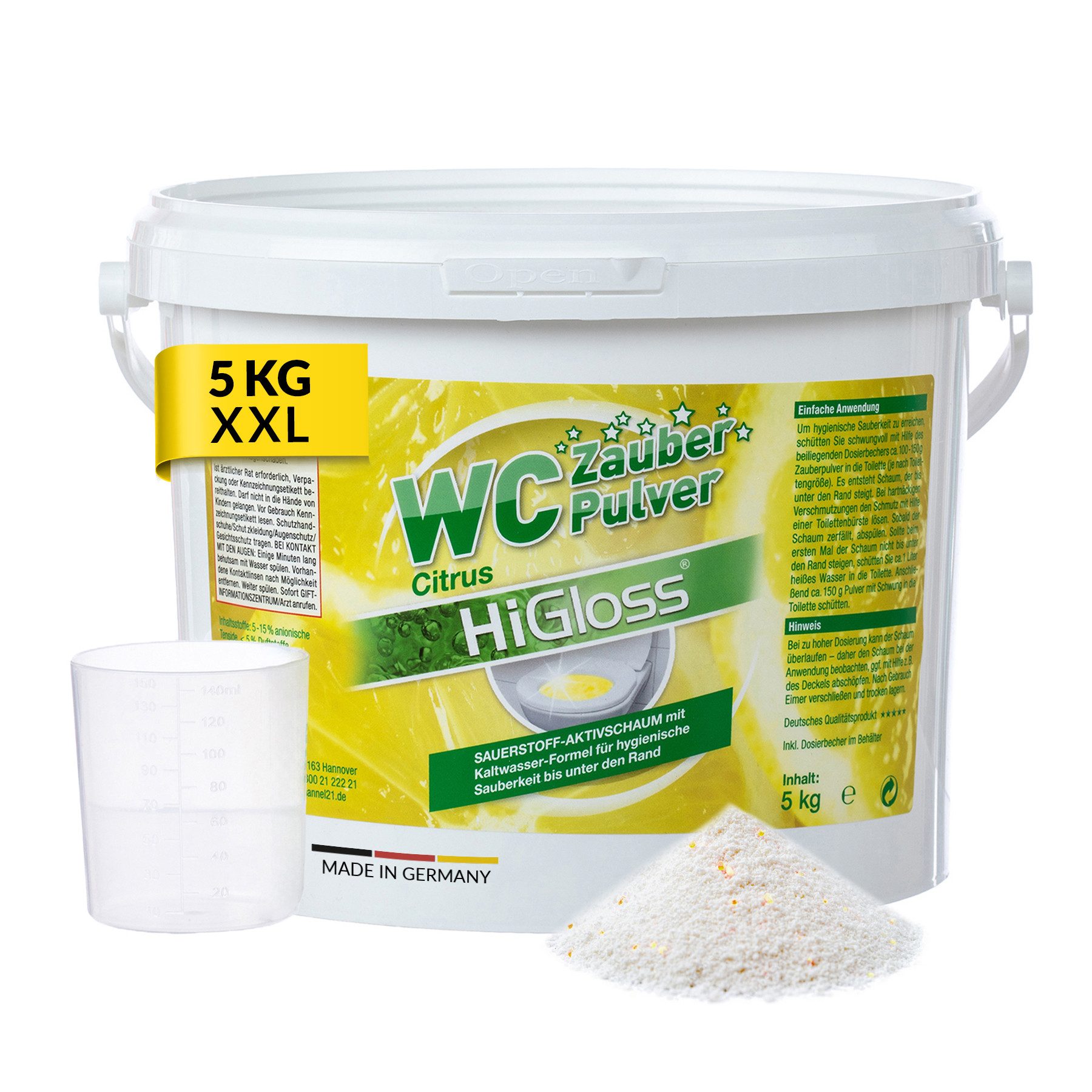 "WC Zauberpulver" WC-Reiniger