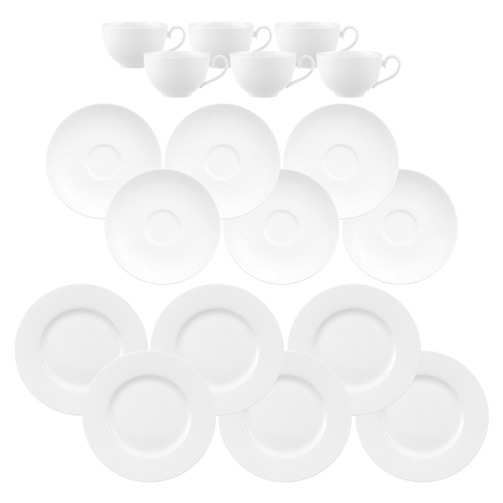 Villeroy & Boch Kombiservice Royal Kaffeeservice (18-tlg), Porzellan