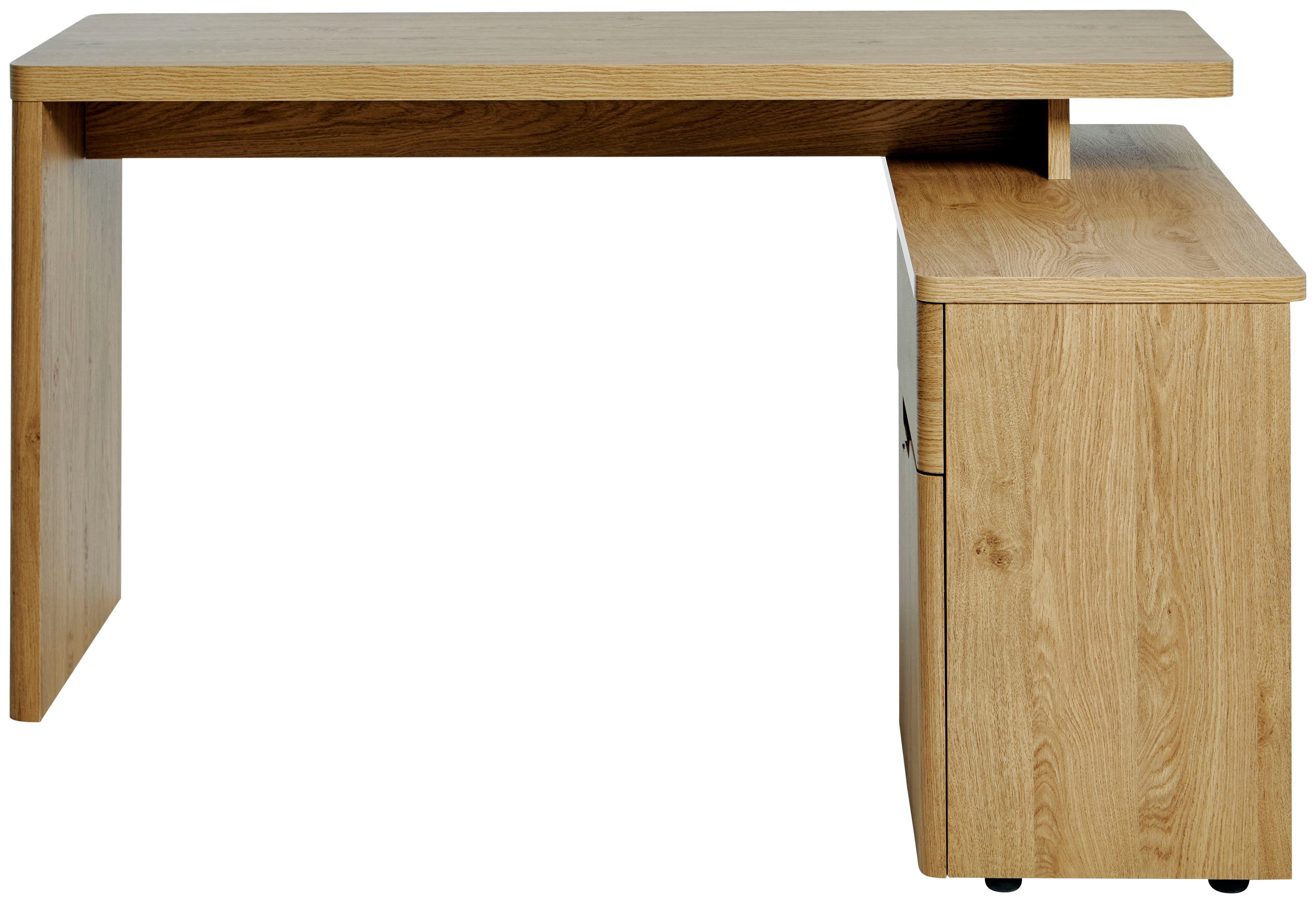 Jahnke Eckschreibtisch CU-LIBRE 150 E (1-St), wechselseitig montierbar günstig online kaufen