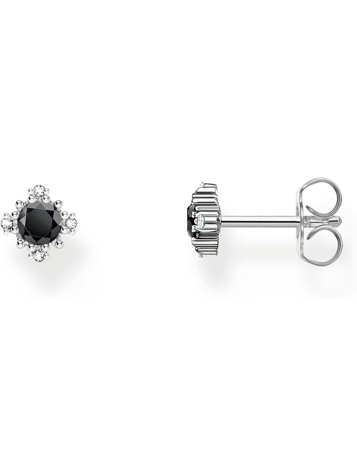 THOMAS SABO Paar Ohrstecker Thomas Sabo Damen-Ohrstecker 925er Silber Zirkonia