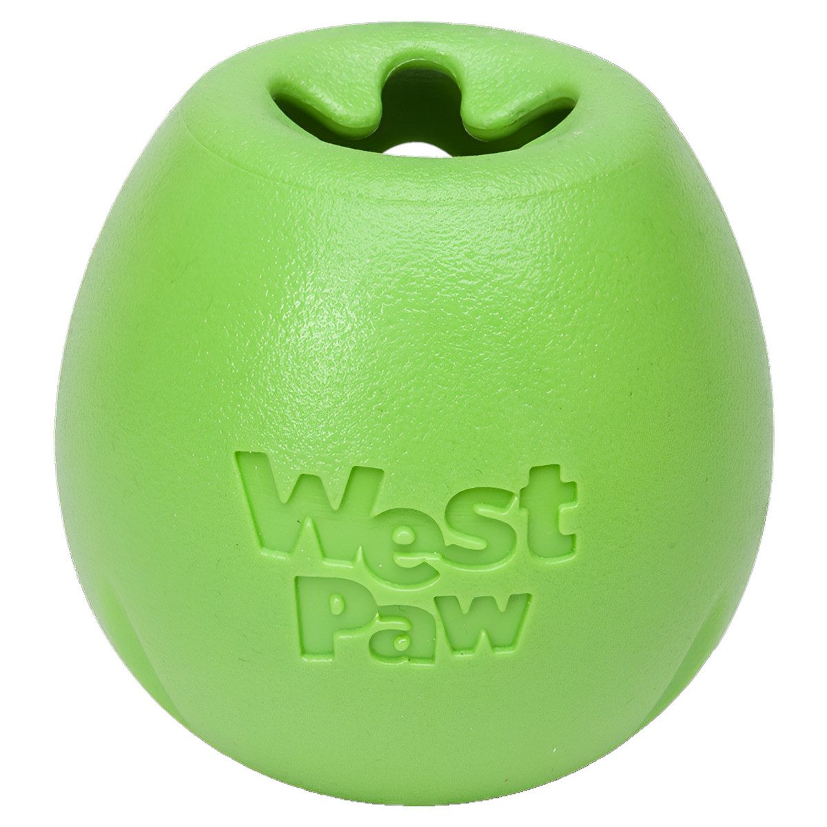 West Paw Snackball Hundespielzeug Zogoflex Echo Rumbl green