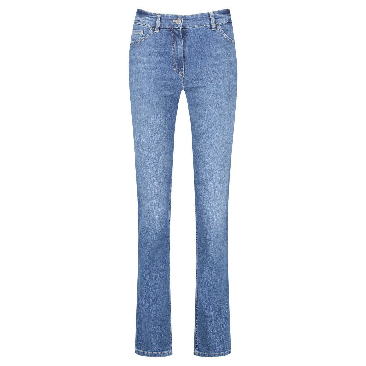 GERRY WEBER 5-Pocket-Jeans Romy Straight Fit 92307-67840 STRAIGHT FIT 873004 BLUE DENIM MIT USE