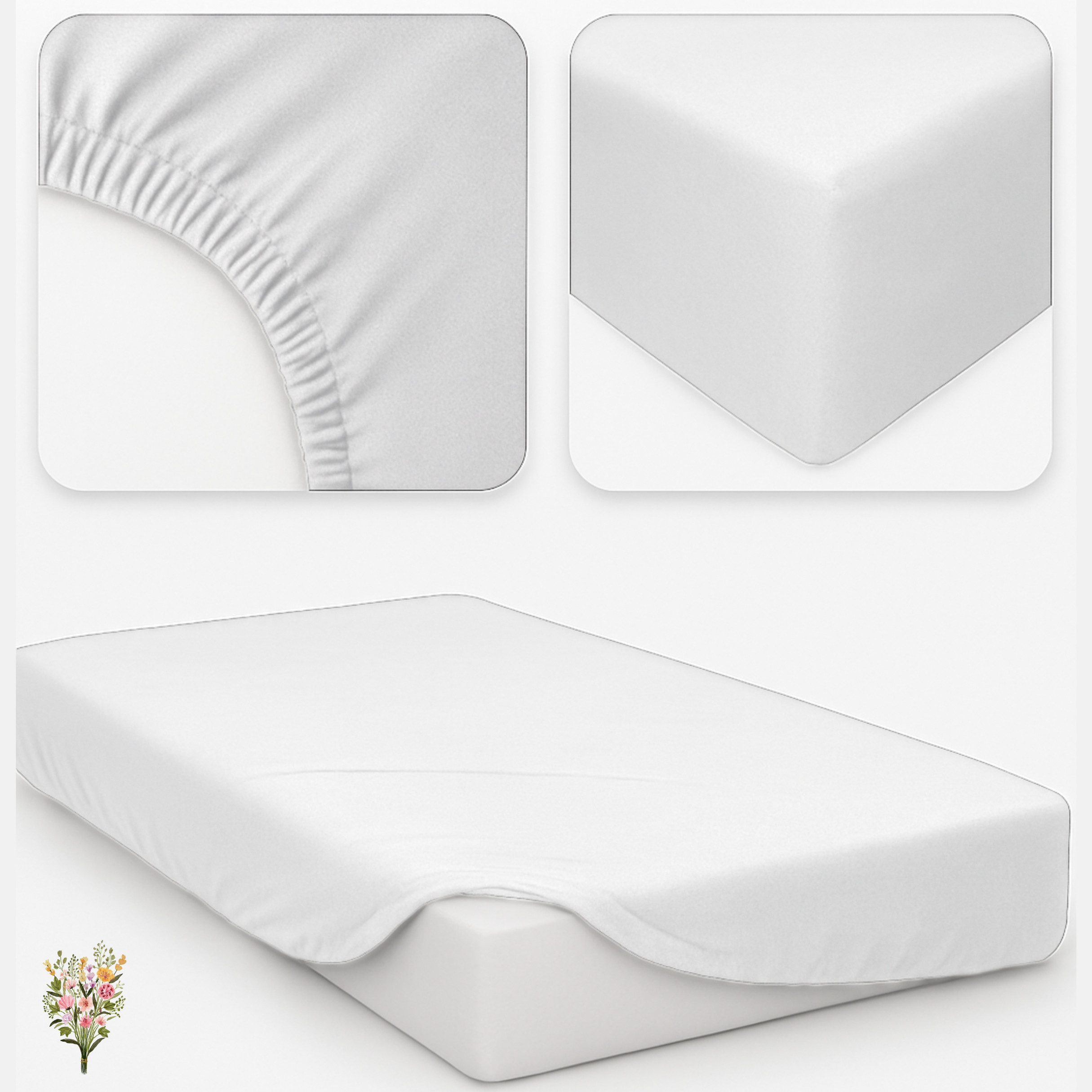 Strauss Home Spannbettlaken Premium, Gummizug: Rundumgummi, 150gr/m2 Premiu günstig online kaufen