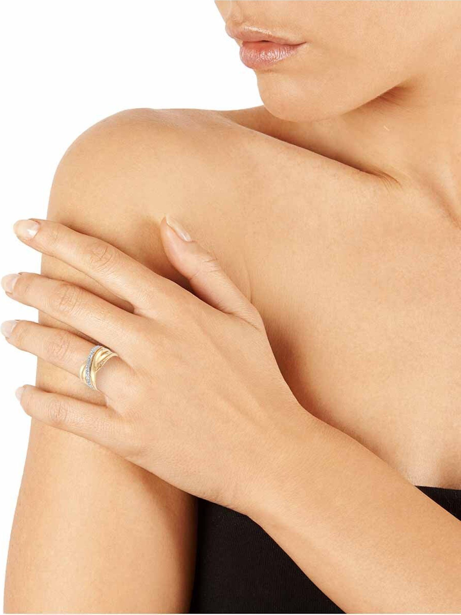 CHRIST Diamantring CHRIST Damen-Damenring 585er Gelbgold 4 Diamant günstig online kaufen