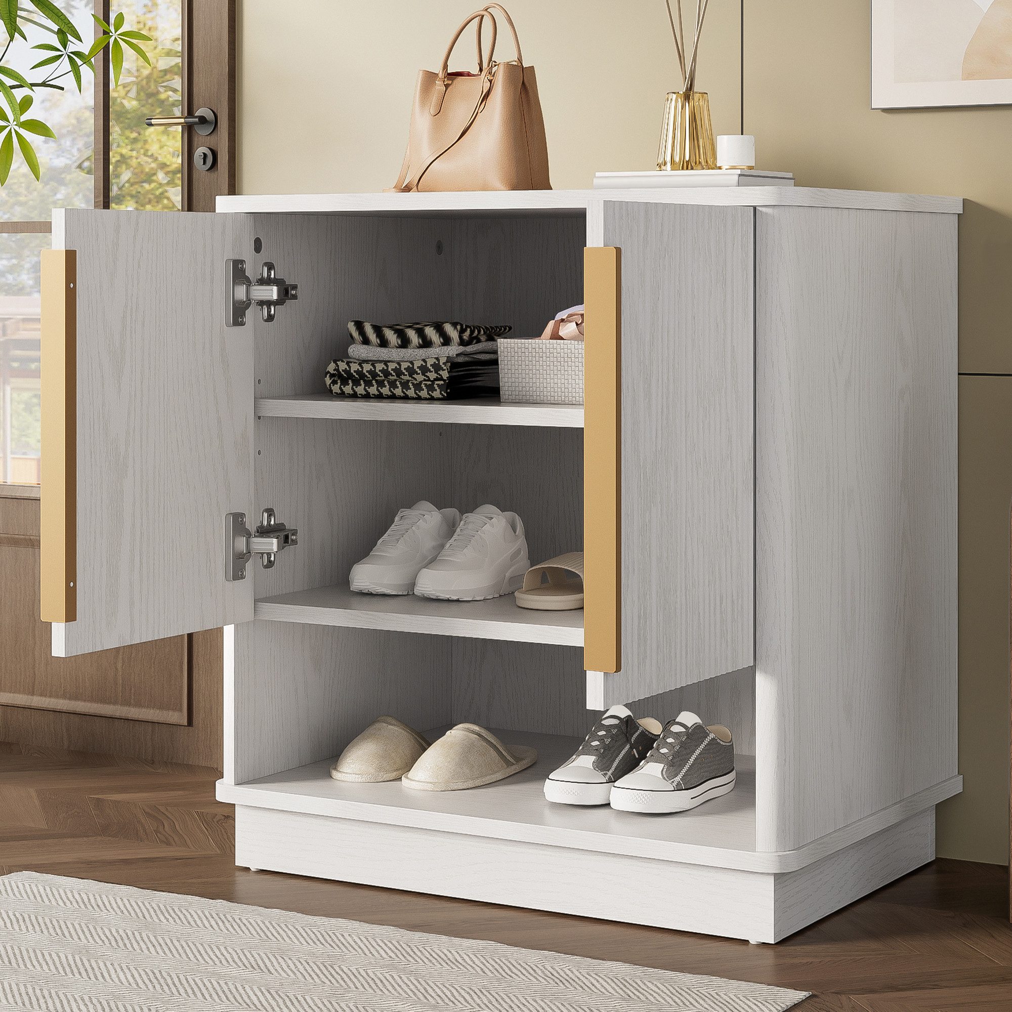 Schuhschrank Schuhregal Schuhkipper Schuhkommode