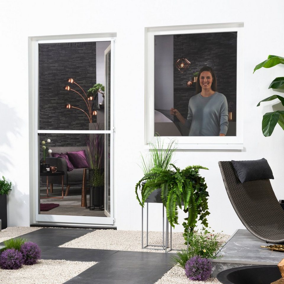 HECHT InsektenschutzFenster mit Klettband, BxH 130x150
