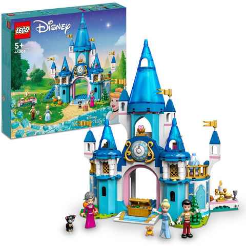 LEGO® Konstruktionsspielsteine Cinderellas Schloss (43206), LEGO® Disney Princess, (365 St), Made in Europe