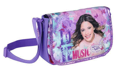 Violetta Umhängetasche Disney Violetta - Umhängetasche, 22x15x9 cm (Reißverschluss, Mädchen), Geringes-Gewicht
