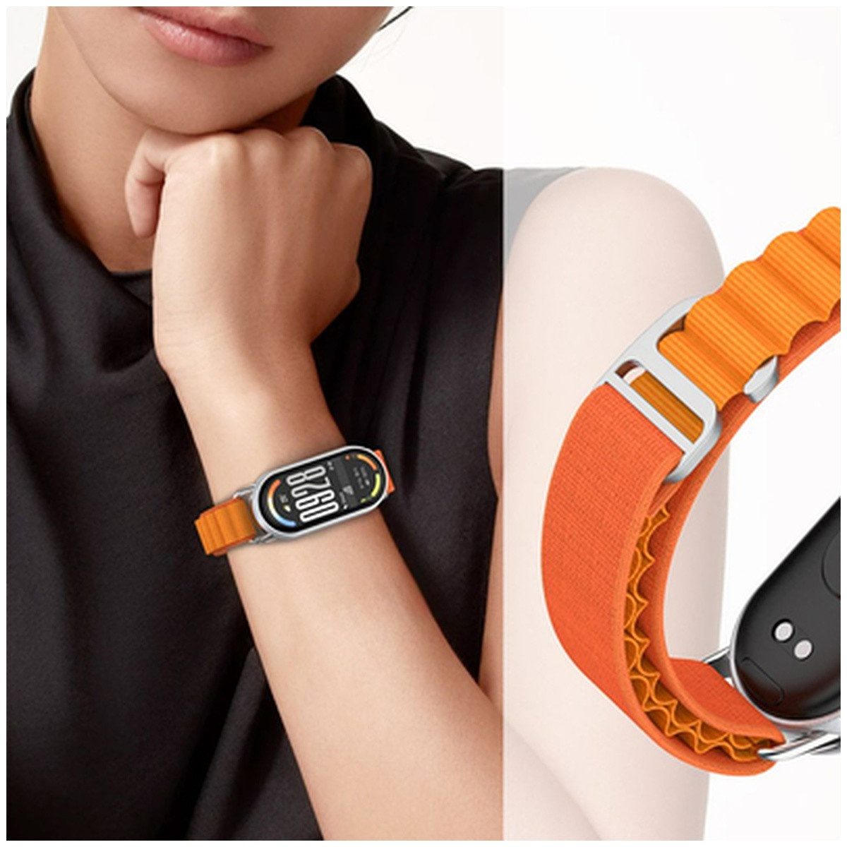 TECH PROTECT Smartwatch-Armband Tech-Protect Nylon Pro Strap für Xiaomi Smart Band 8